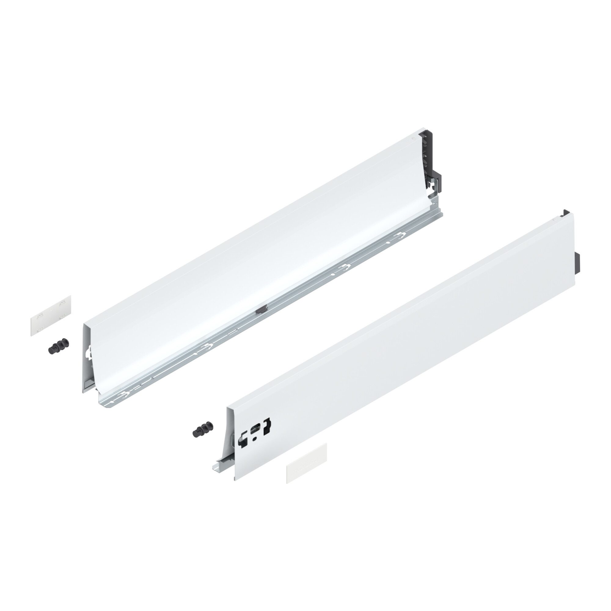 blum Teleskop-Vollauszug Blum TANDEMBOX Zarge, Höhe K 115 mm, NL 650 mm, links/rechts, für TAND