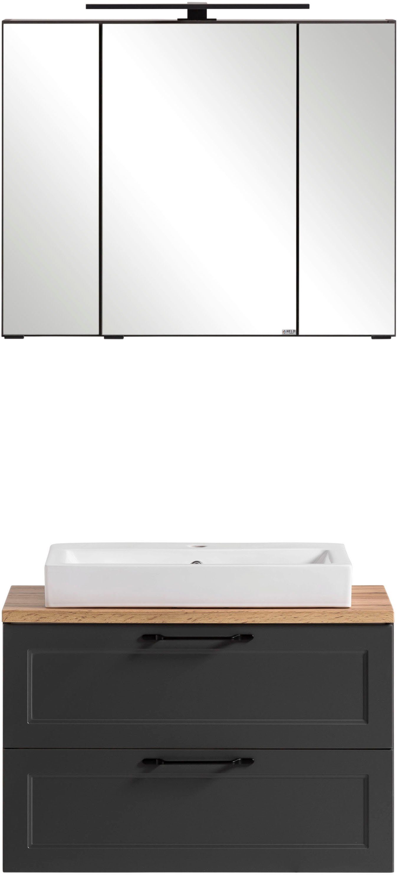 welltime Badmöbel-Set Lana, (Komplett-Set, 2-St), Badezimmer-Set, günstig online kaufen