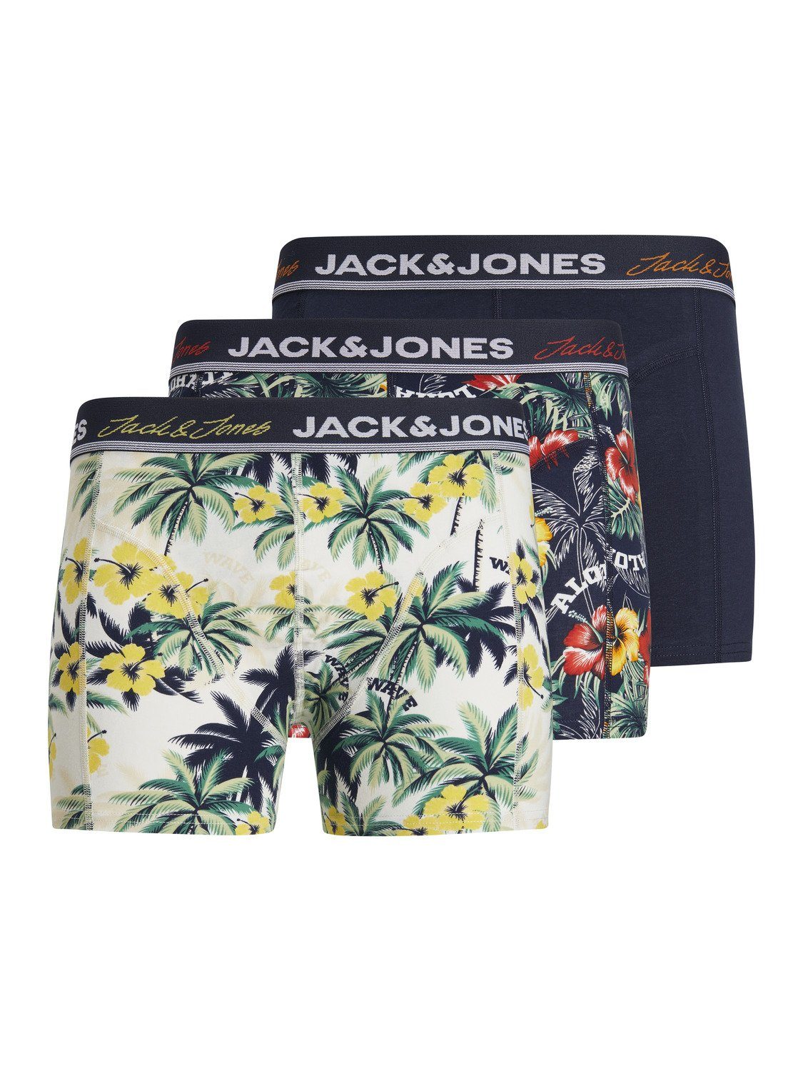 Jack & Jones Boxershorts JACK & JONES Herren Boxershorts 3er Pack JACVENICE 12209967 Unterhose