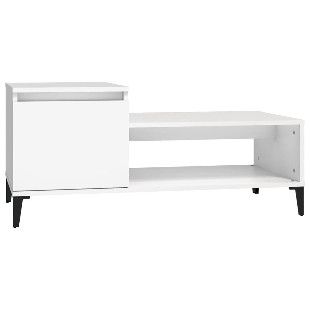 vidaXL Couchtisch Couchtisch Weiß 100x50x45 cm günstig online kaufen