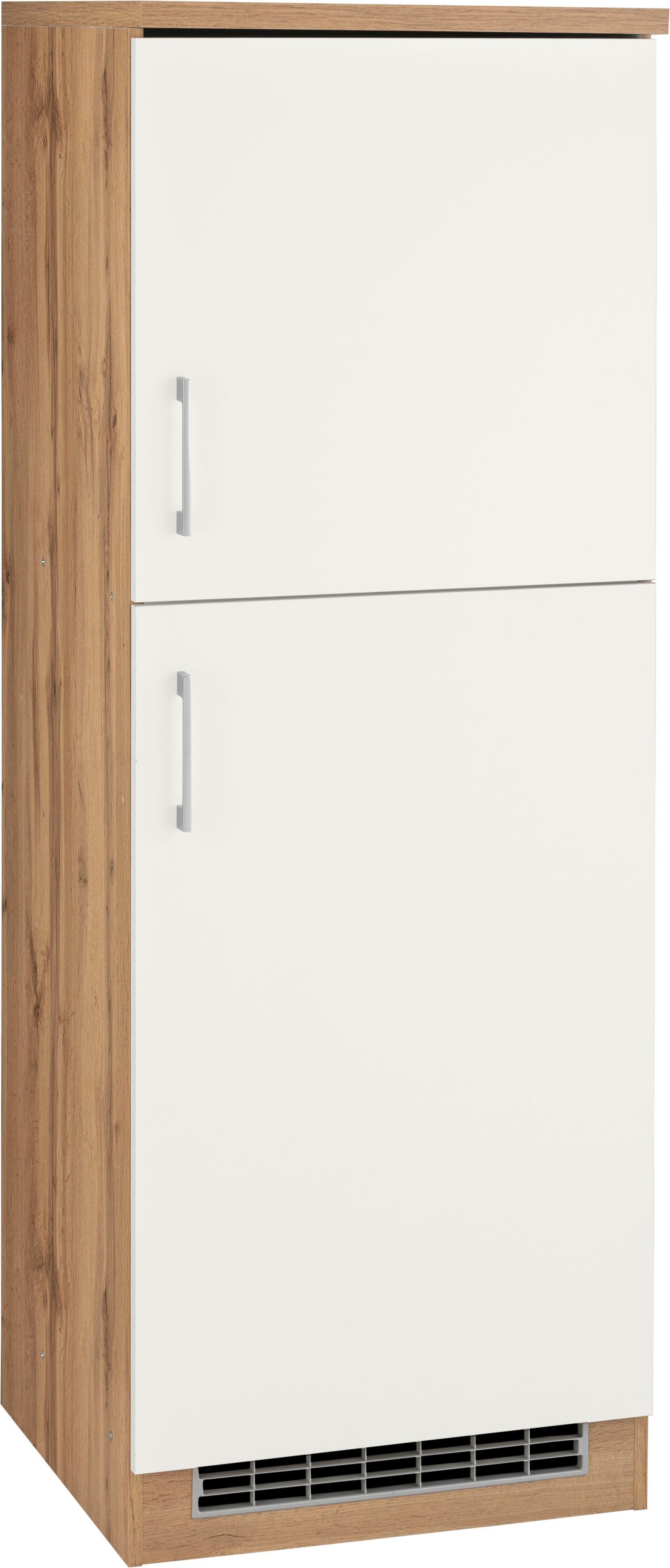 KOCHSTATION Kühlumbauschrank KS-Colmar 60 cm breit, 165 cm hoch, geeignet für Einbaukühlschrank 88 cm Nische