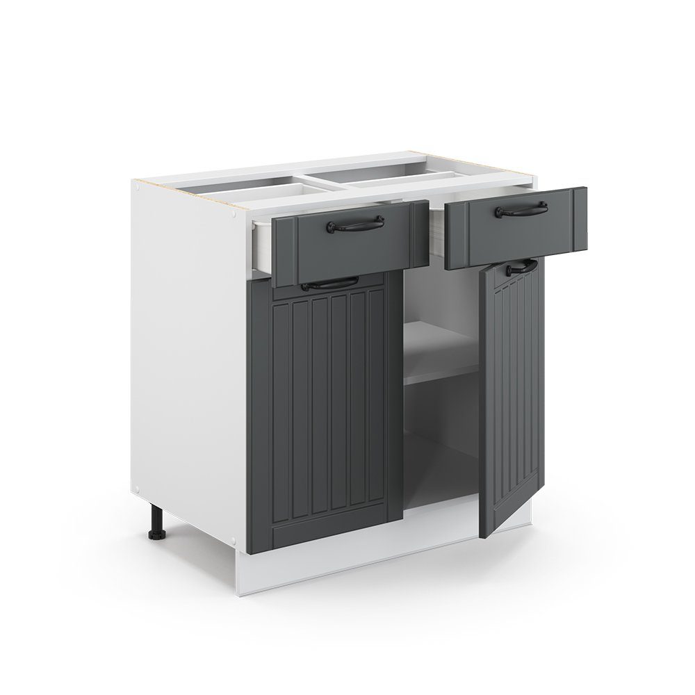 Vicco Midischrank Fame-Line, Anthrazit/Weiß, 80 x günstig online kaufen