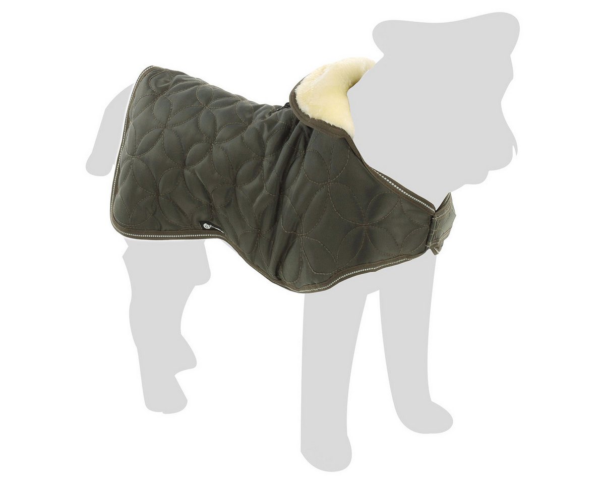 Flamingo Hundemantel Wintermantel Ushi khaki