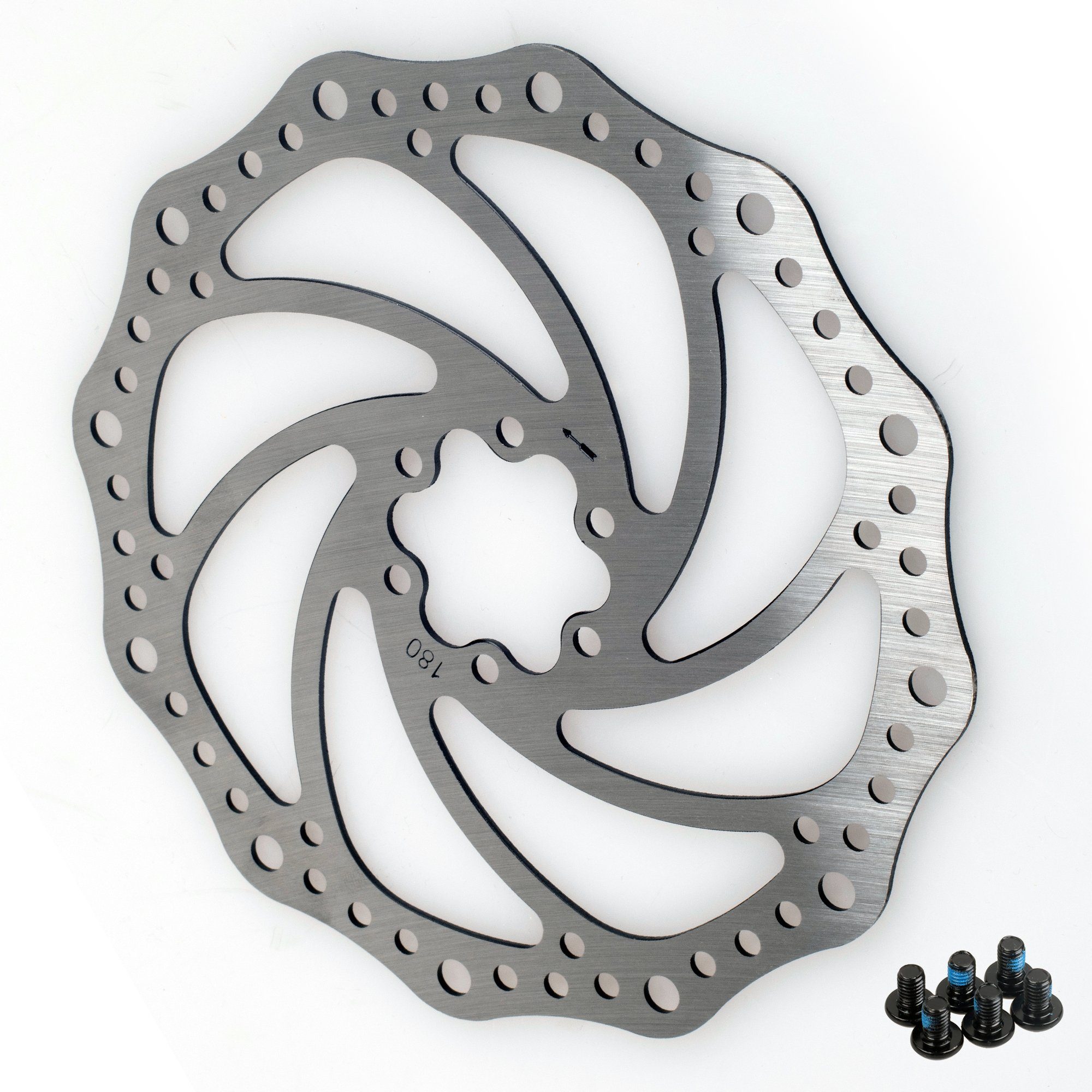 TiyoBike Bremsscheibe TIYO Fahrrad Bremsscheibe 160mm Edelstahl Schrauben