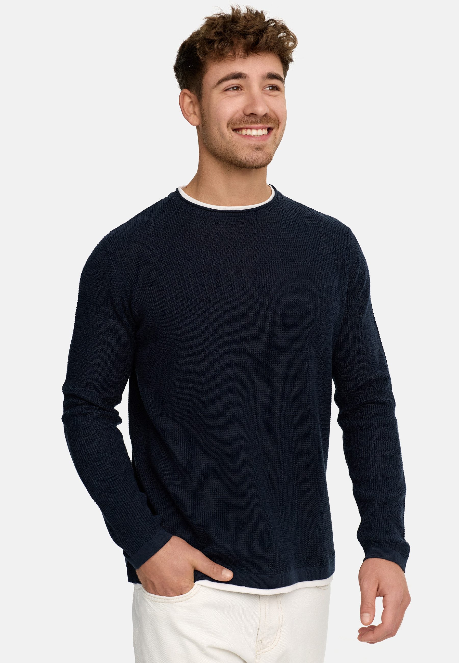 Indicode Strickpullover Herren INVillads Pullover Herrenpullover Strickpull günstig online kaufen