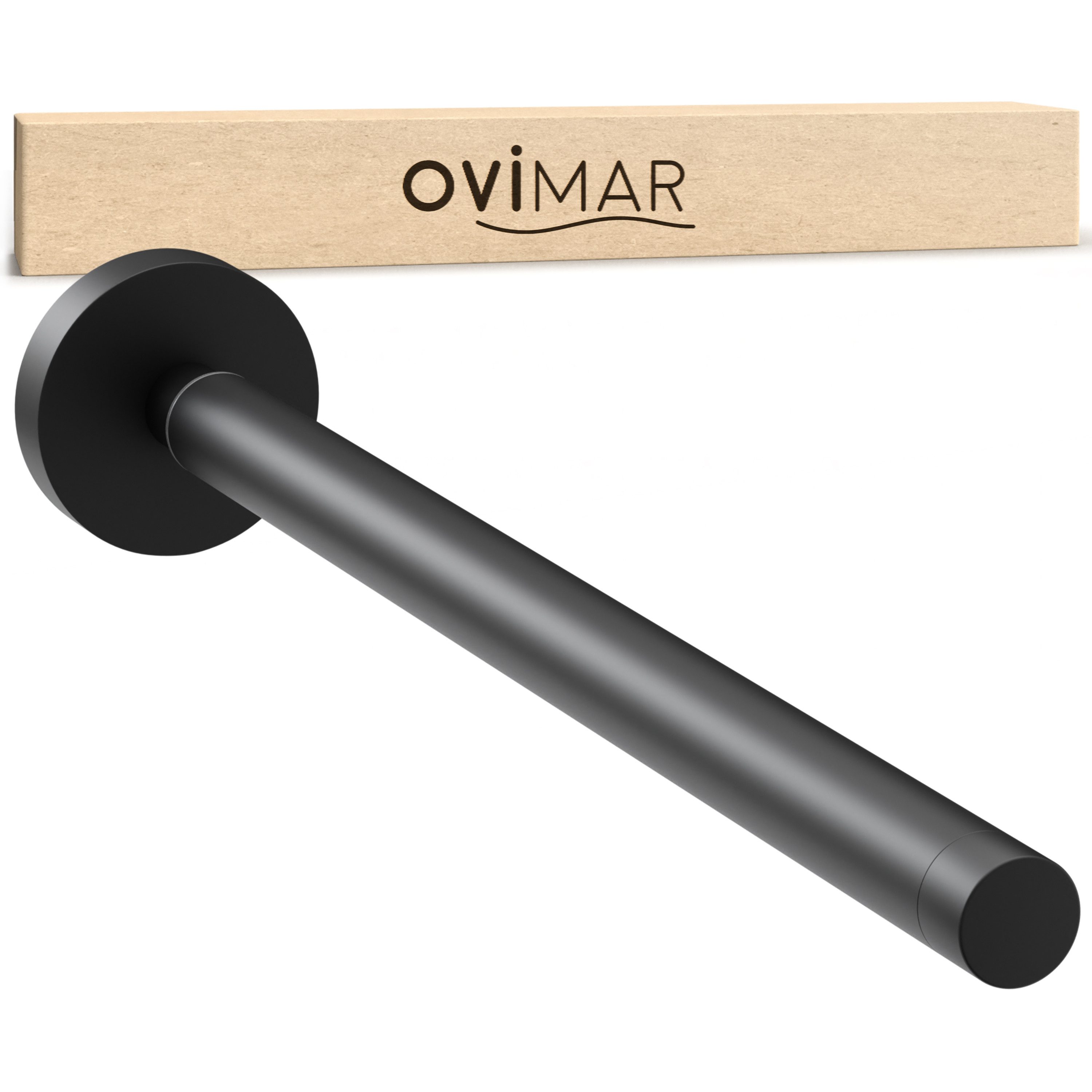 ovimar Teleskop-Handtuchhalter Moffen, aus Edelstahl in Schwarz zur Zum Boh günstig online kaufen