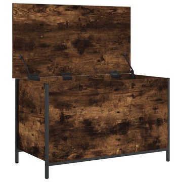 vidaXL Sitzbank Sitzbank mit Stauraum Räuchereiche 80x42,5x50 cm Holzwerkstoff