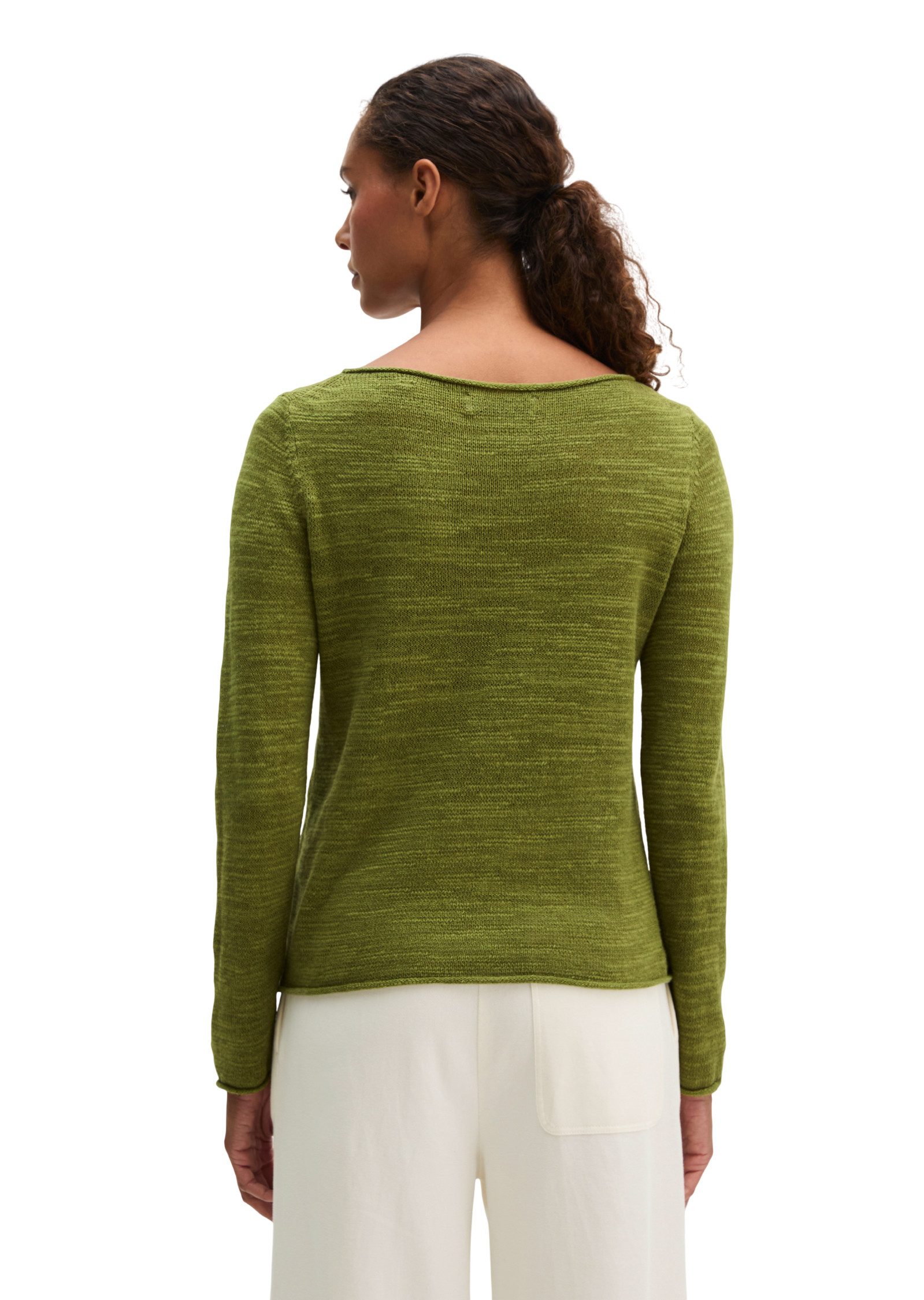 Marc O'Polo Strickpullover aus Leinen-Baumwolle-Mix – Bild 3 von 5