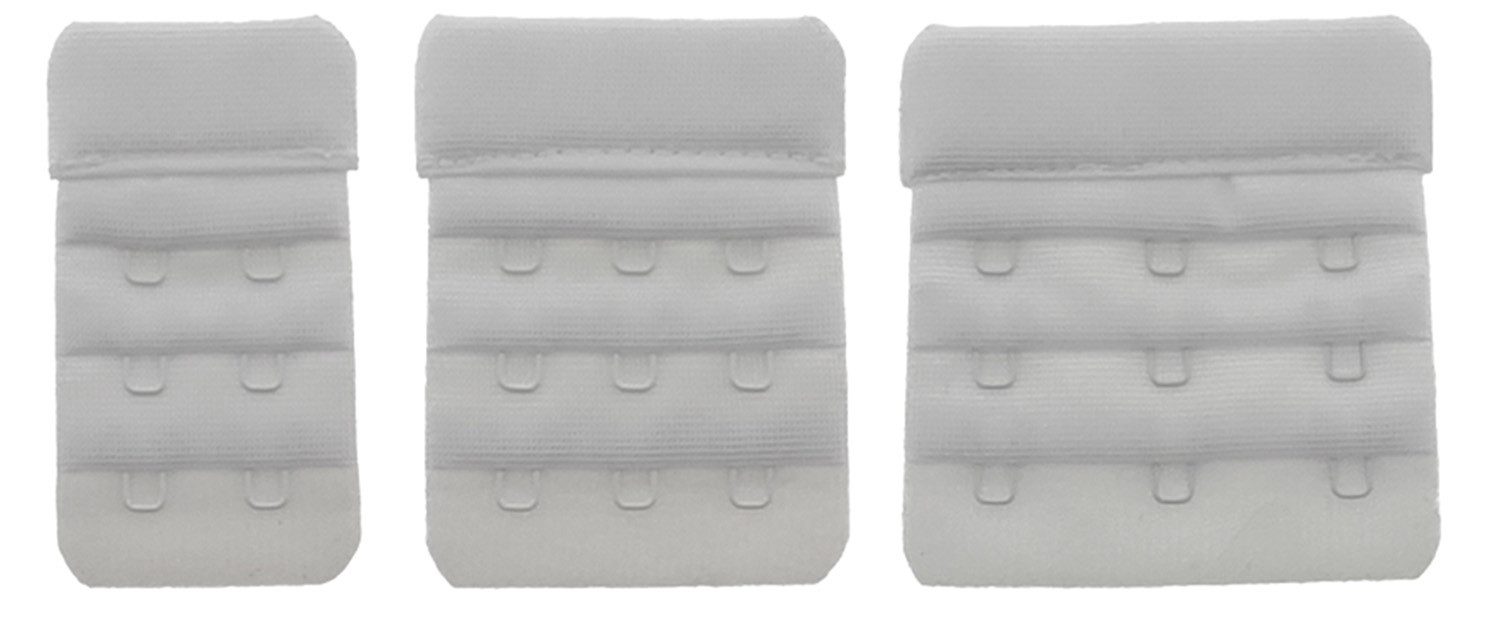 BH-Verlängerung BH-Erweiterung weiß 3er Set 32, 45, 57 mm