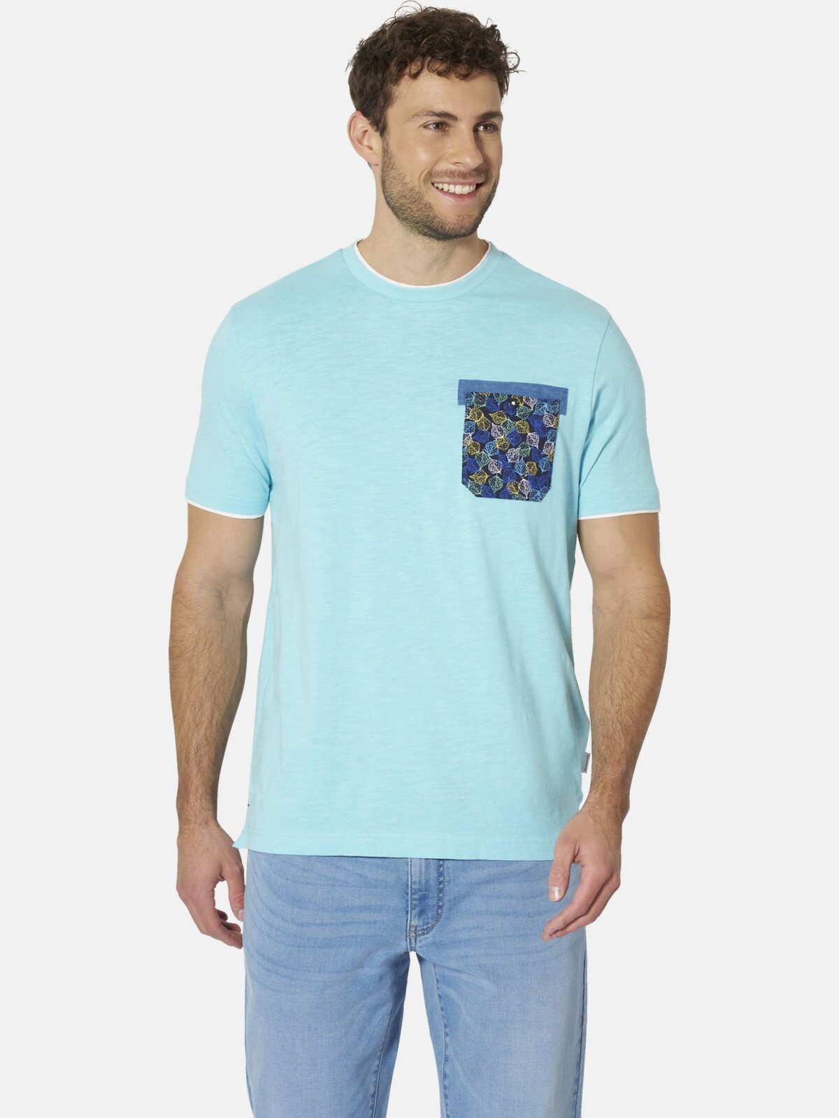 Babista T-Shirt VARZIRI mit farbenfroher Brusttasche
