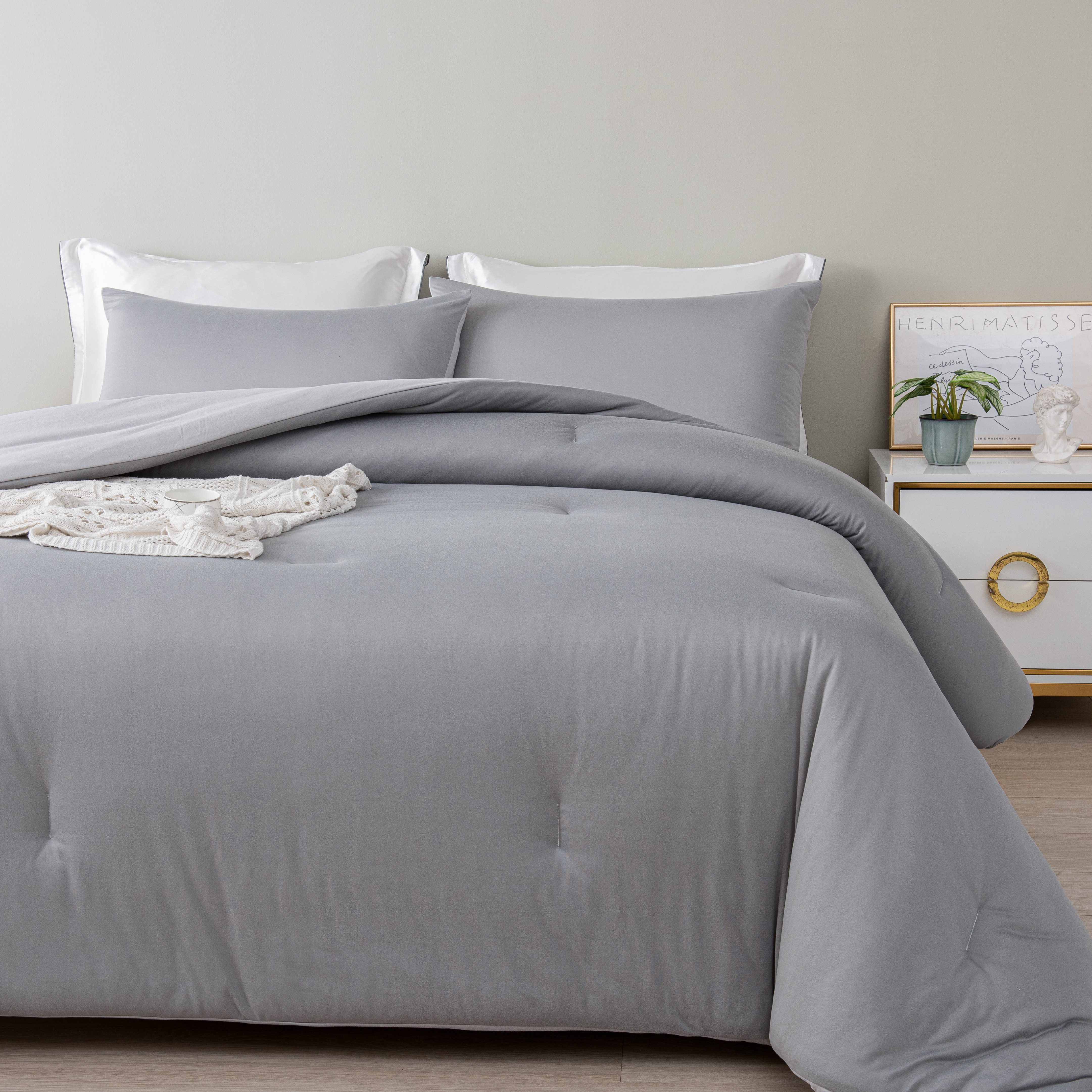 wohnTRAUM24 Bettwäsche Bettdecke, Bettwäsche 135x200 Mikrofaser, günstig online kaufen