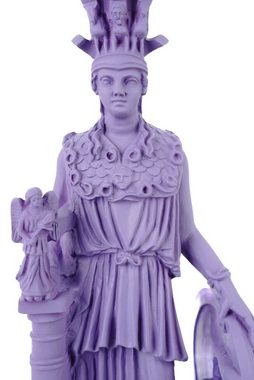 Kremers Schatzkiste Dekofigur Deko Alabaster Figur Athene 24 cm fliederfarben Göttin der Weisheit