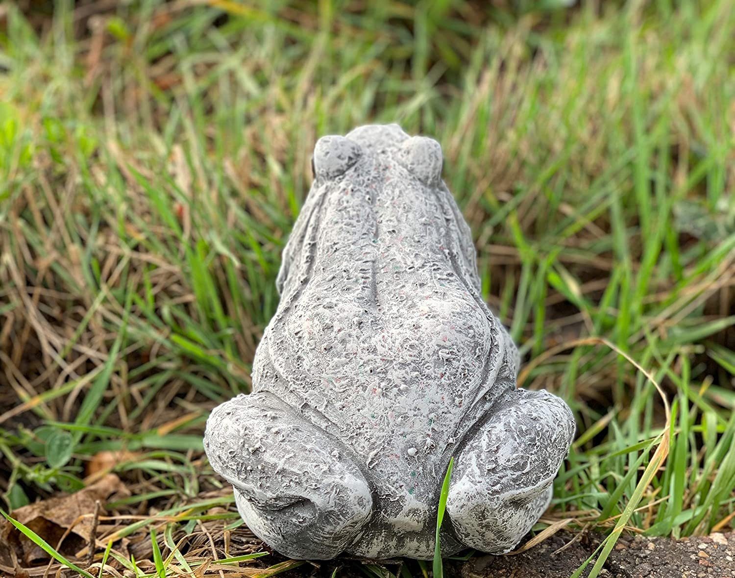 and Gartenfigur Steinfigur gross Frosch Style Stone