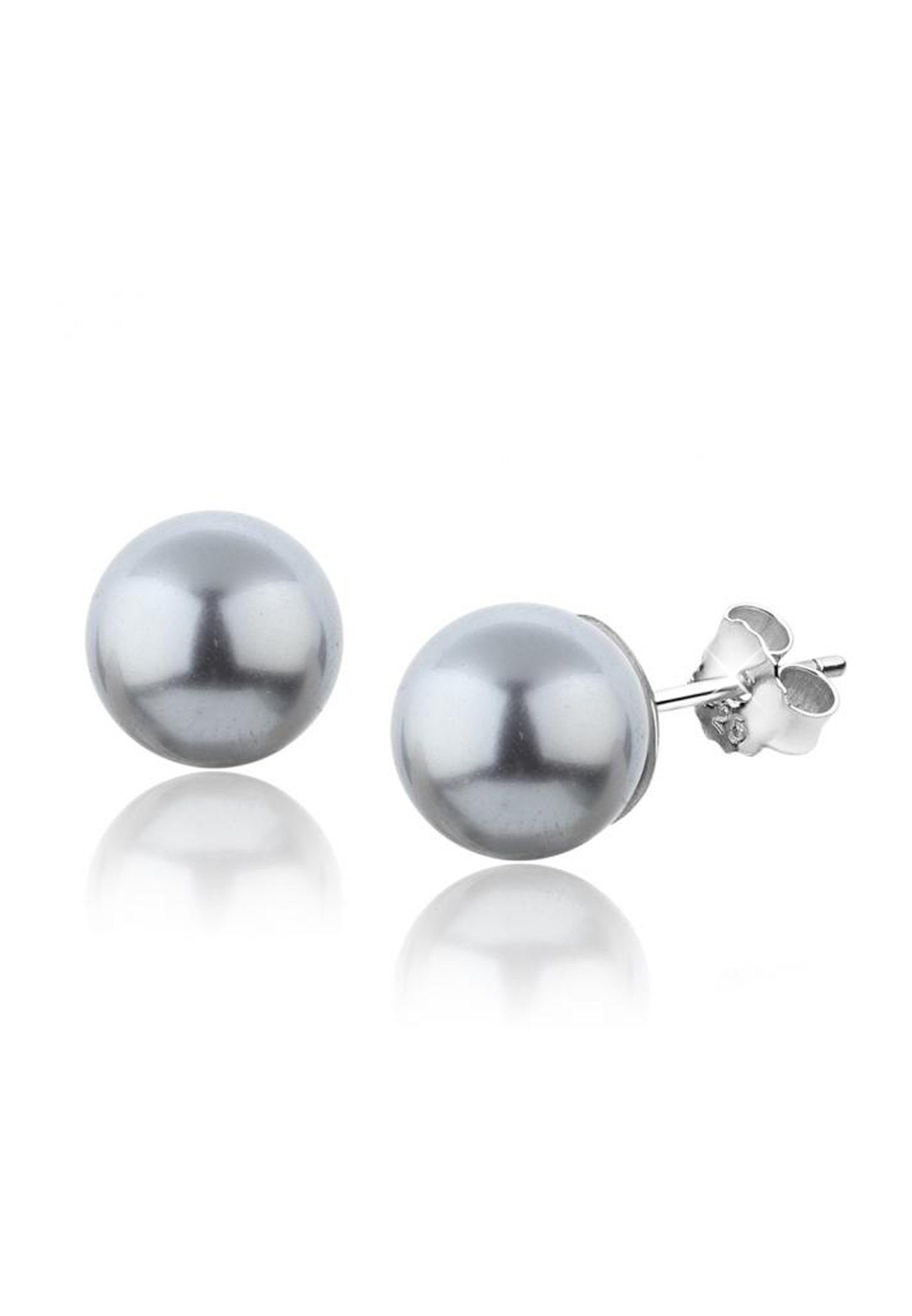 Nenalina Perlenohrringe Basic Synthetische Perle 925 Silber