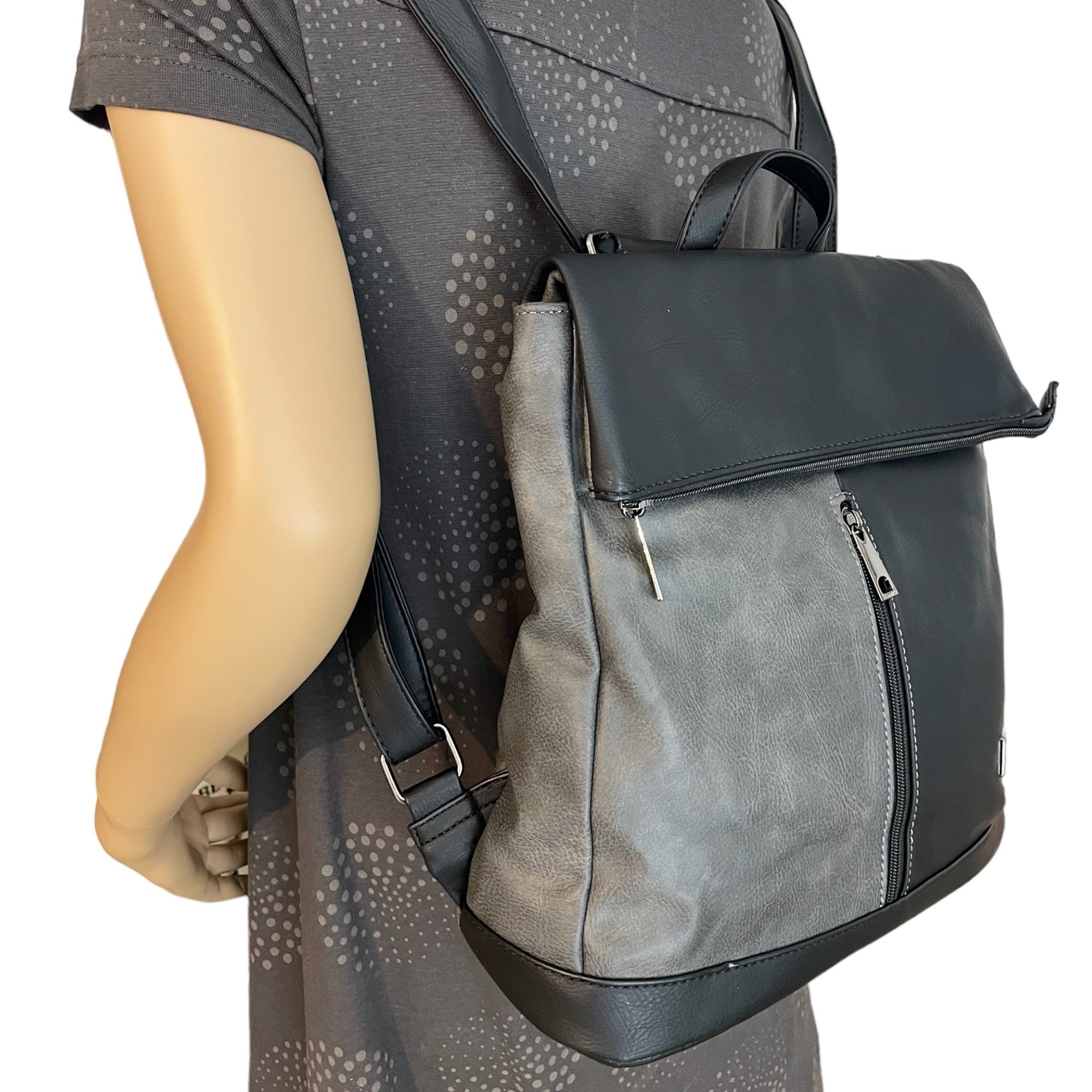 Taschen4life Rucksack 2in1 Rucksack & Umhängetasche günstig online kaufen
