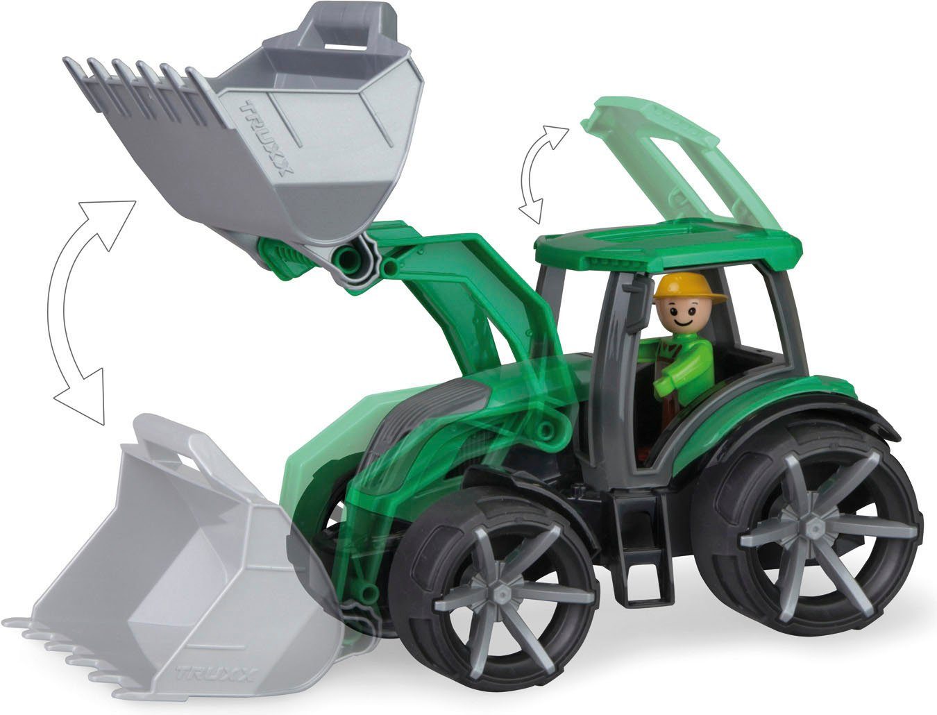 Lena® Spielzeug-Traktor TRUXX², grün, inklusive Spielfiugr, günstig online kaufen