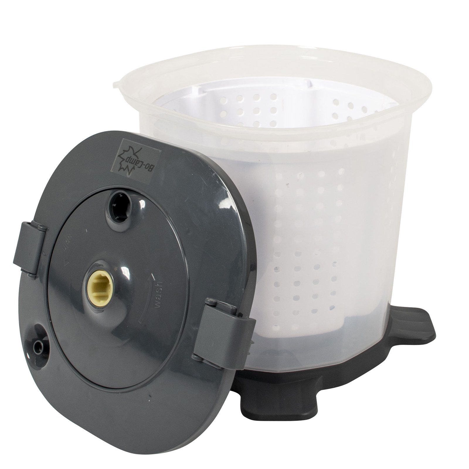 Bo-Camp Hand Waschmaschine Camping - Kurbelbetrieben Für Unterwegs, 2kg Fassungsvermögen