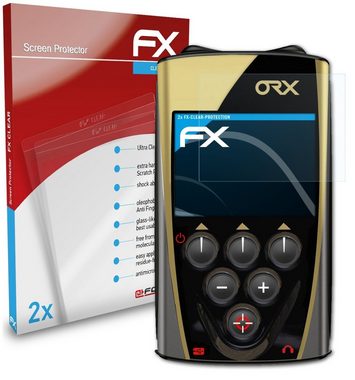 atFoliX Schutzfolie Displayschutz für XP Detectors XP ORX, (2 Folien), Ultraklar und hartbeschichtet
