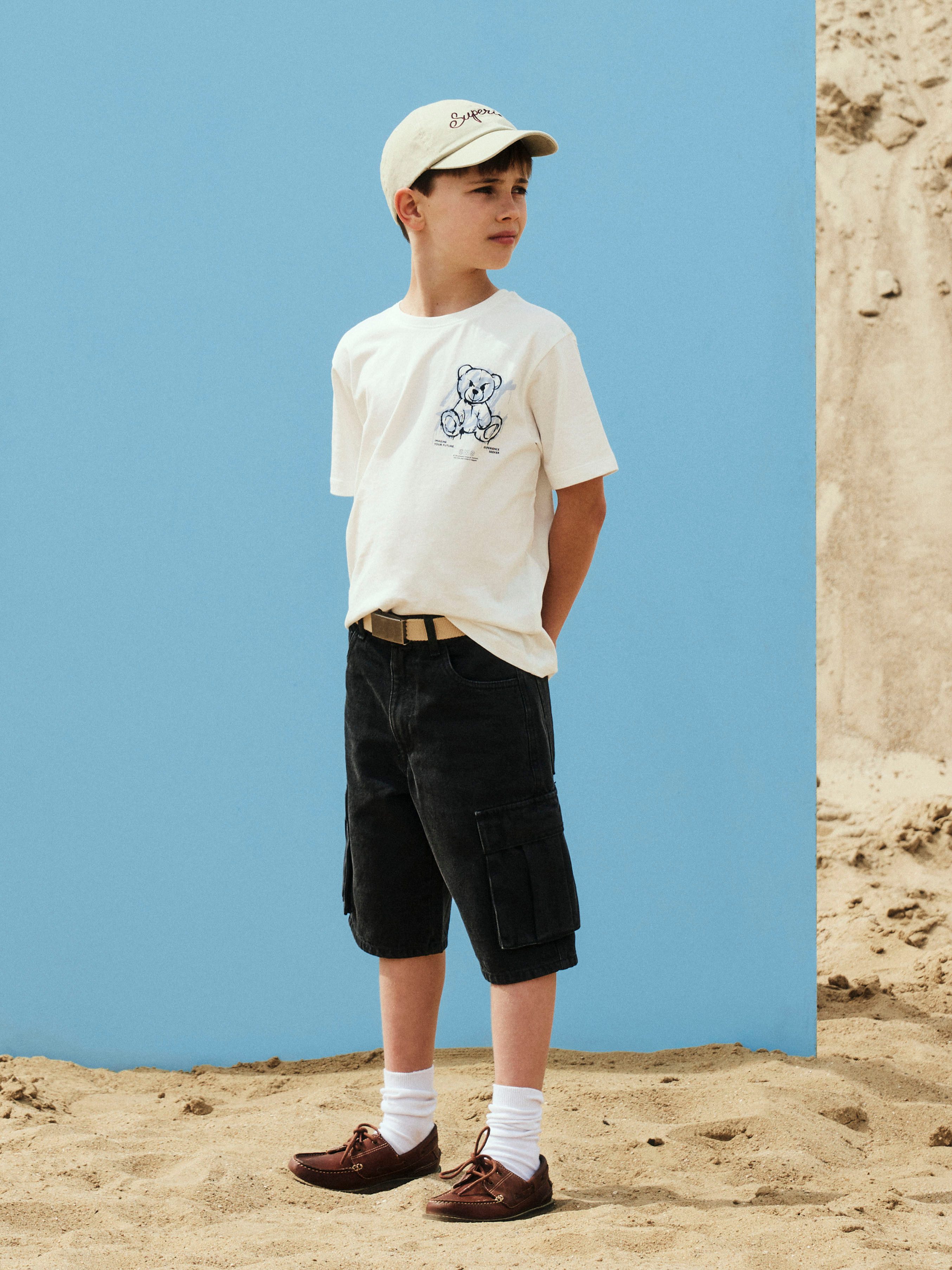 Name It Jeansshorts NKMBEN SK DNM CARGO BERMUDA 2800-IM Baumwolle, Baggy Fit – Bild 5 von 5