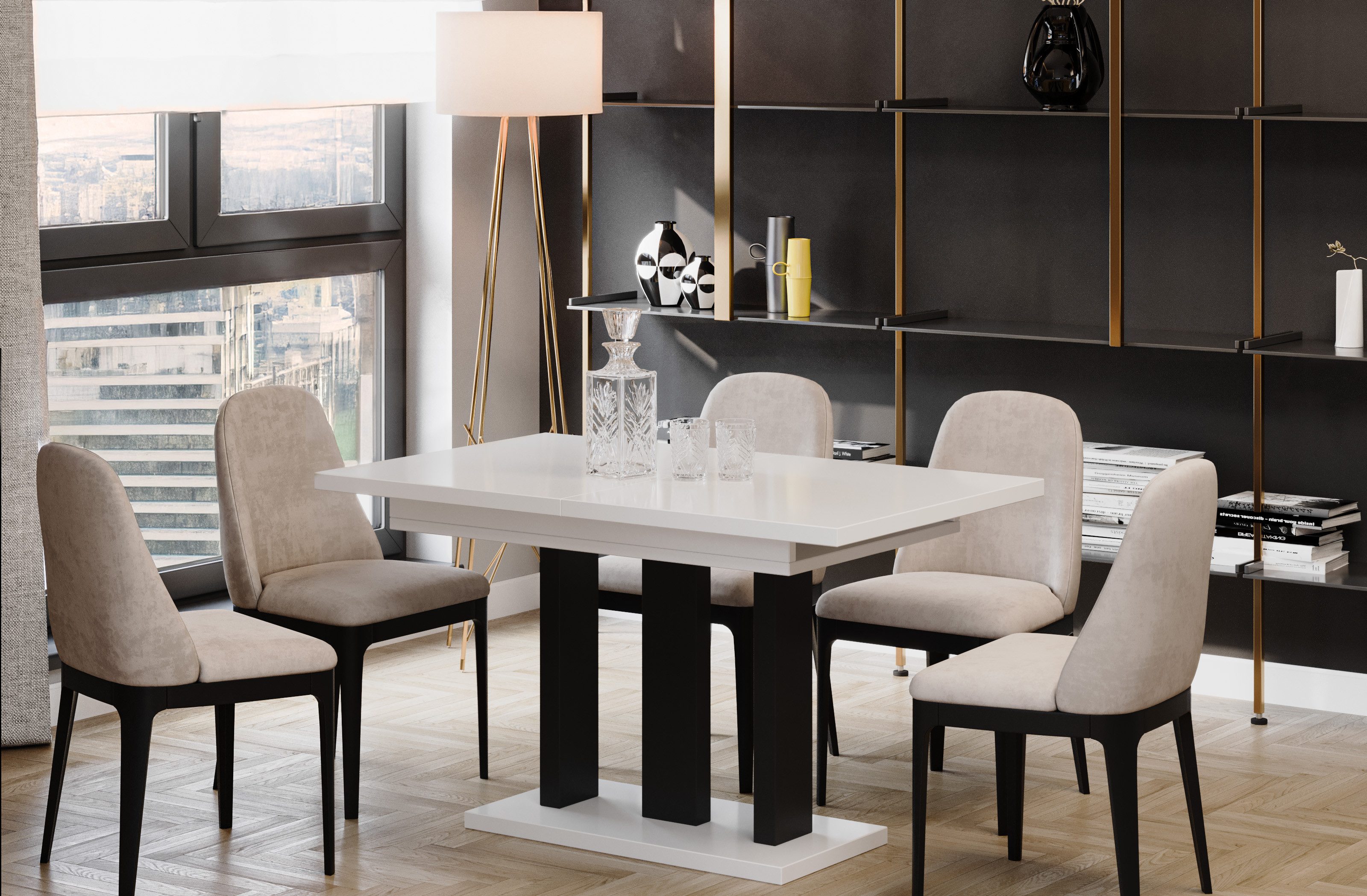 Endo-Moebel Esstisch Appia Esstisch 130–210cm ausziehbar für 8 Personen Tis günstig online kaufen