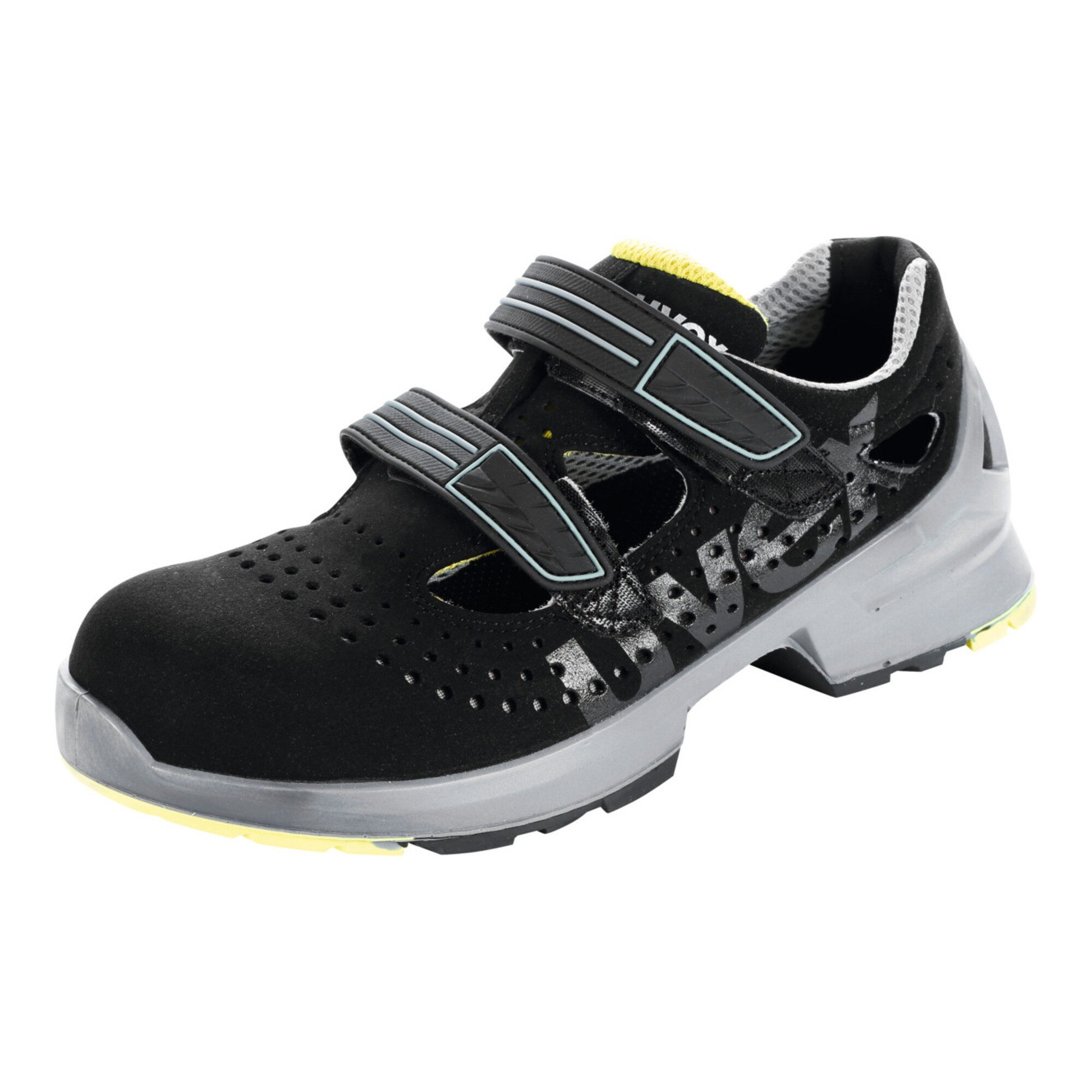 uvex Sandale schwarz/gelb uvex 1, S1, EU-Schuhgröße: 40 Sicherheitsschuh