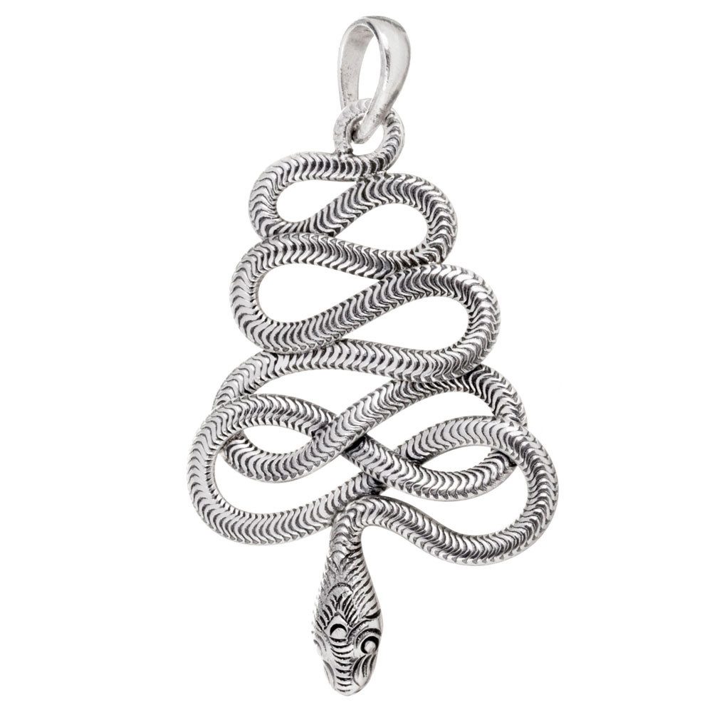 Kettenanhänger Schlange Schmuck Anhänger 925er Silber - Schlangen -