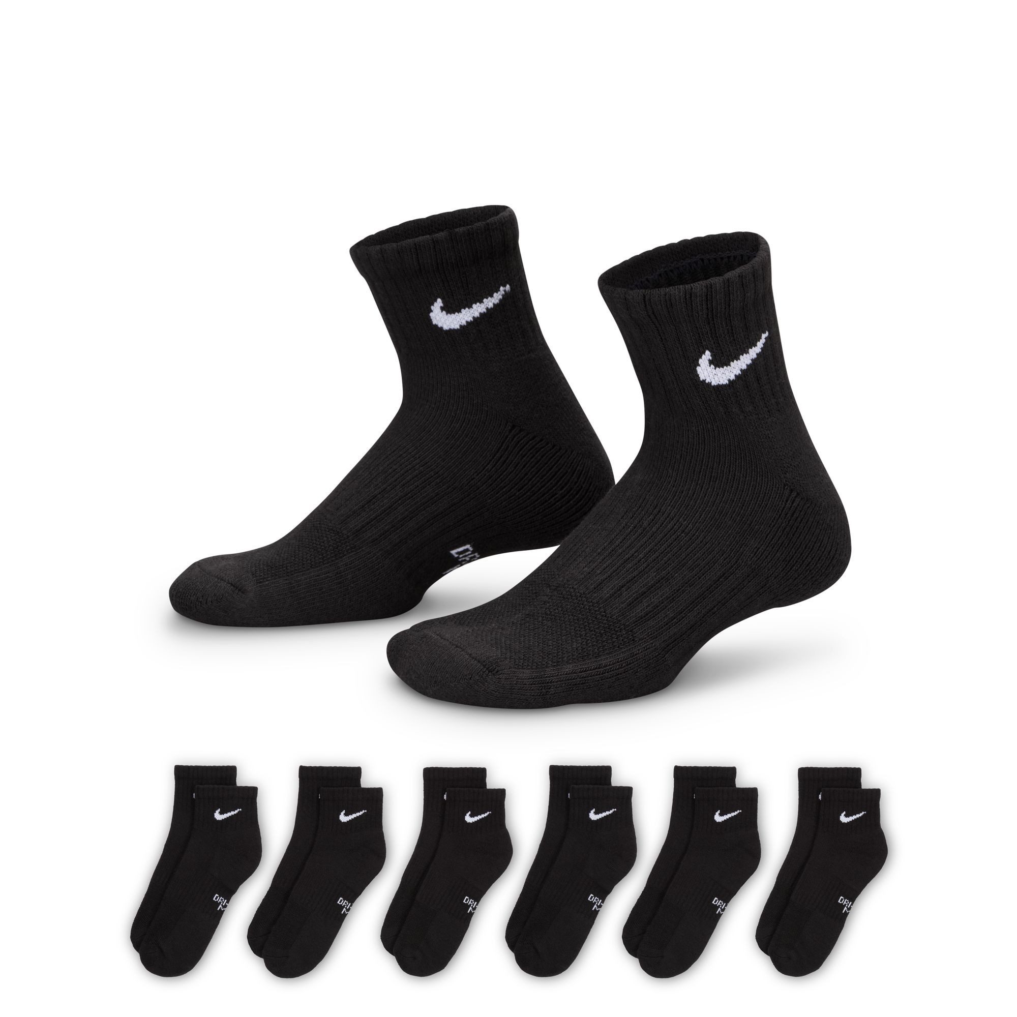 Nike Sportsocken Y NK EVERYDY CUSH ANKL 6PR 108 Für Kinder und Jugendliche