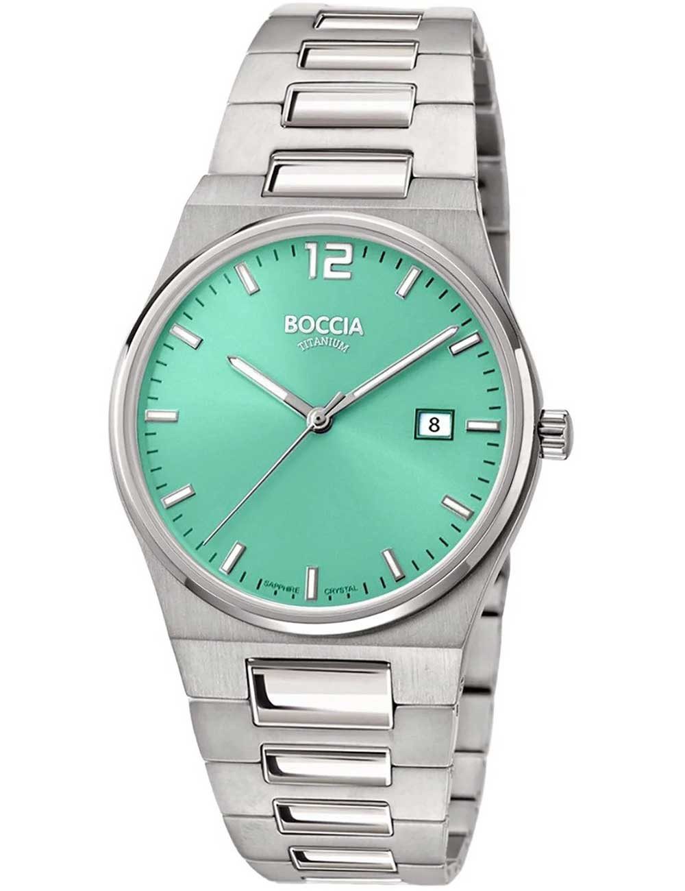 Quarzuhr Boccia 3357-02 Damenuhr Titanium Saphirglas 33mm 5ATM Boccia 3357-02 Damenuhr Titanium Saphirglas 33mm 5ATM