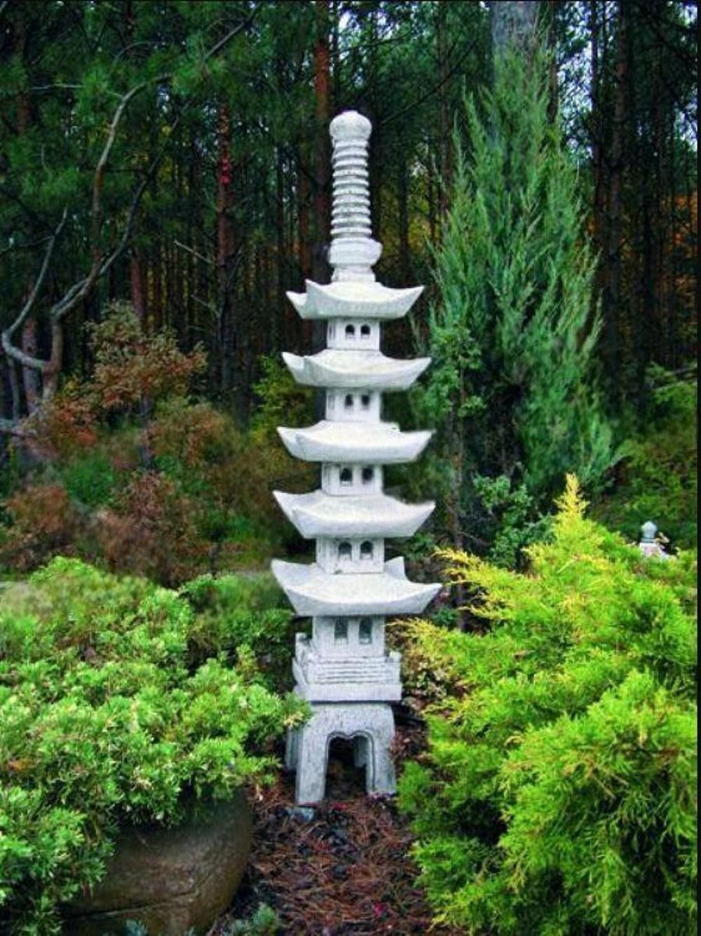 Gartenfigur Abstrackte Figur Skulptur Statue Japanisches Haus 614