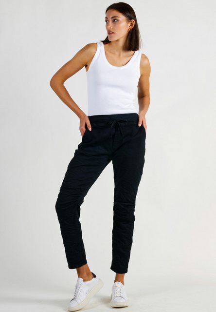 Andijamo-Fashion Stretch-Hose URBAN CHILL JOGPANTS Elastikbund mit Tunnelzu günstig online kaufen