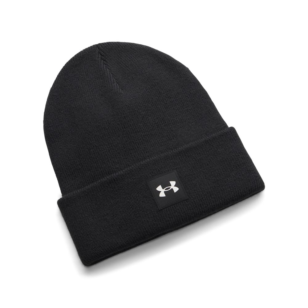 Under Armour® Beanie HALFTIME BEANIE gerippter Acryl-Strickstoff, schweißableitend, schnell trocknend