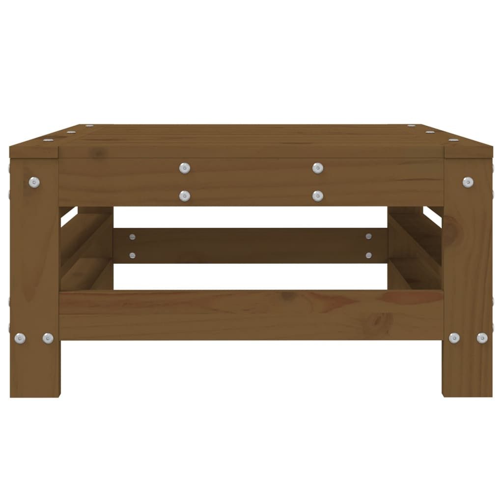 vidaXL Sofaelement Gartenhocker Honigbraun Massivholz Kiefer günstig online kaufen