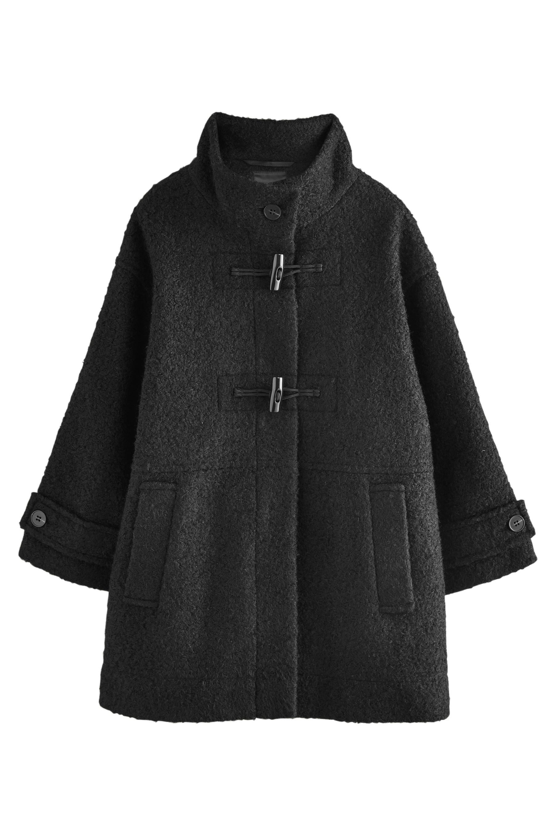 Next Dufflecoat Relaxed Fit Dufflecoat-Mantel mit Wollanteil (1-tlg)