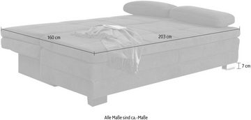 Jockenhöfer Gruppe Schlafsofa Lincoln, mit Bettfunktion und Bettkasten, als Dauerschläfer geeignet