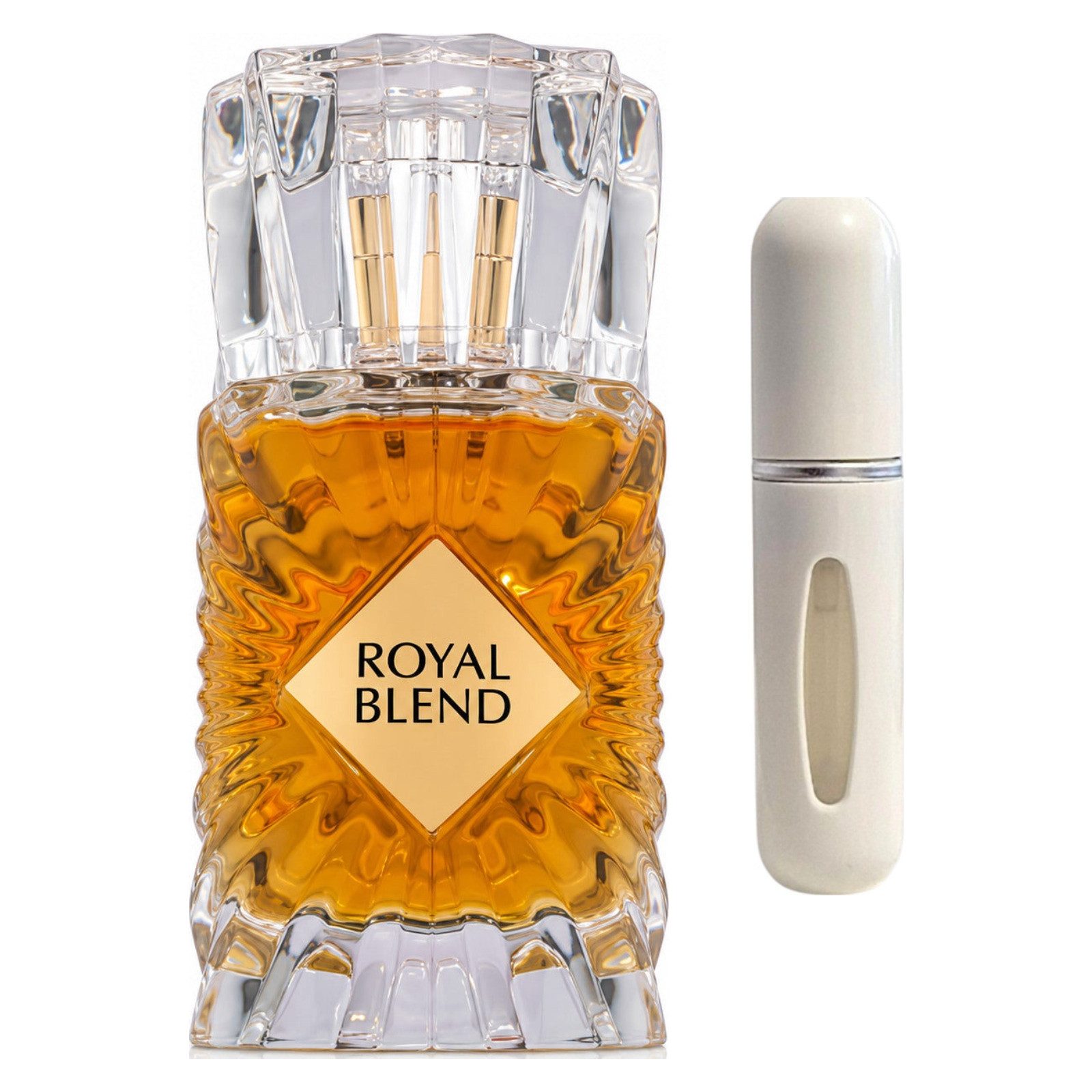 French Avenue Duft-Set Royal Blend Extrait de Parfum Warm, Würzig + Parfümzerstäuber (leer)