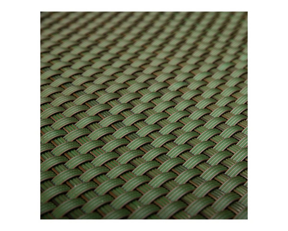 Thumbnail - HaGa Sichtschutzstreifen Sichtschutzrattan in 2,55m Länge aus PE-Rattan grün