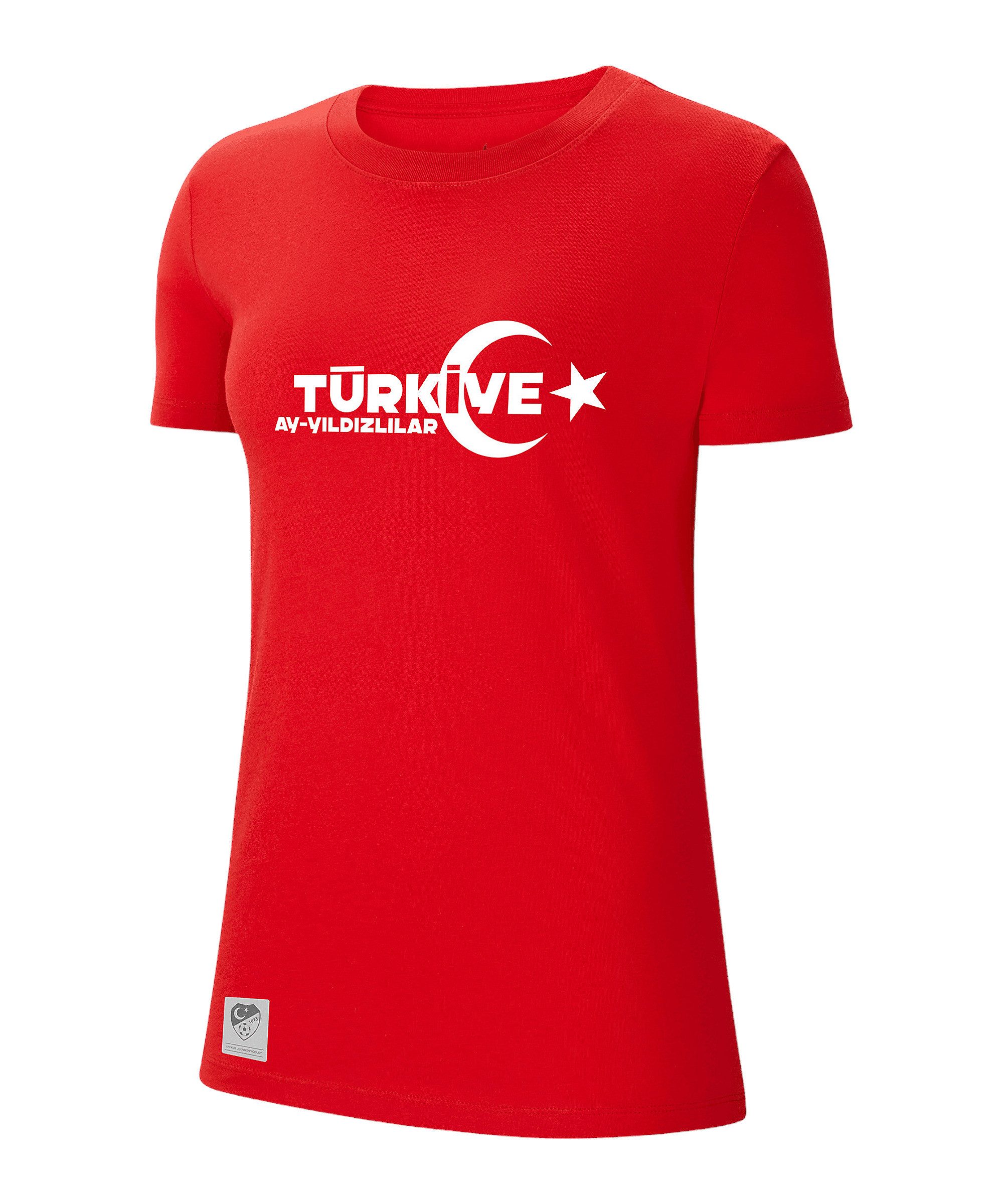 T-Shirt Nike Performance TFF T-Shirt Damen Kurzarm-Shirts