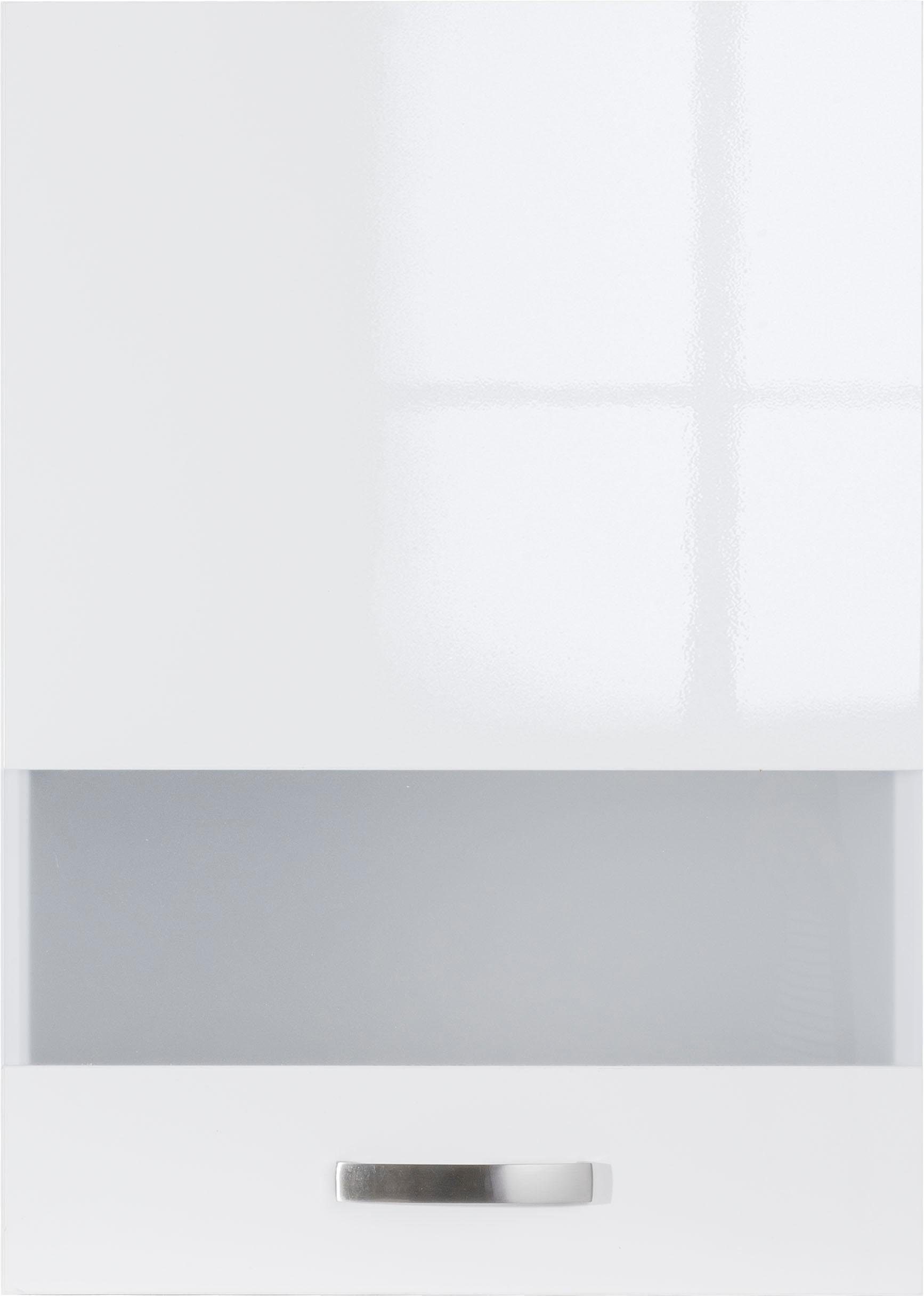 OPTIFIT weiß Glashängeschrank weiß Breite | glänzend/weiß cm 50 Cara