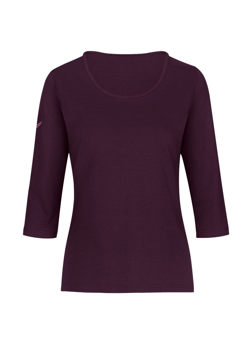 Trigema T-Shirt TRIGEMA 3/4 Arm Shirt aus Biobaumwolle (1-tlg) günstig online kaufen