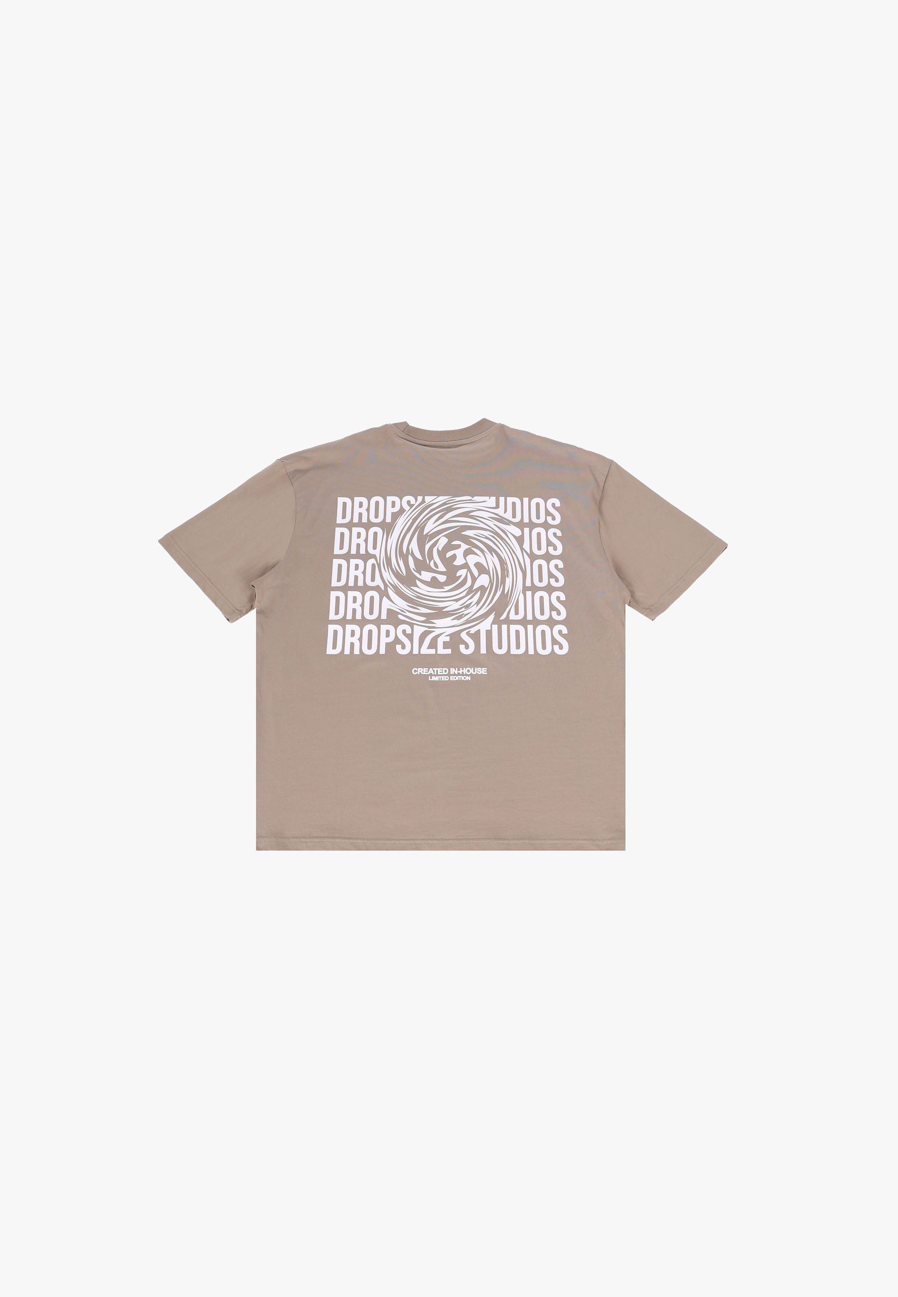 Dropsize T-Shirt Dropsize HEAVY OVERSIZE DROPSIZE STUDIOS SWIRL T-SHIRT (1-tlg)