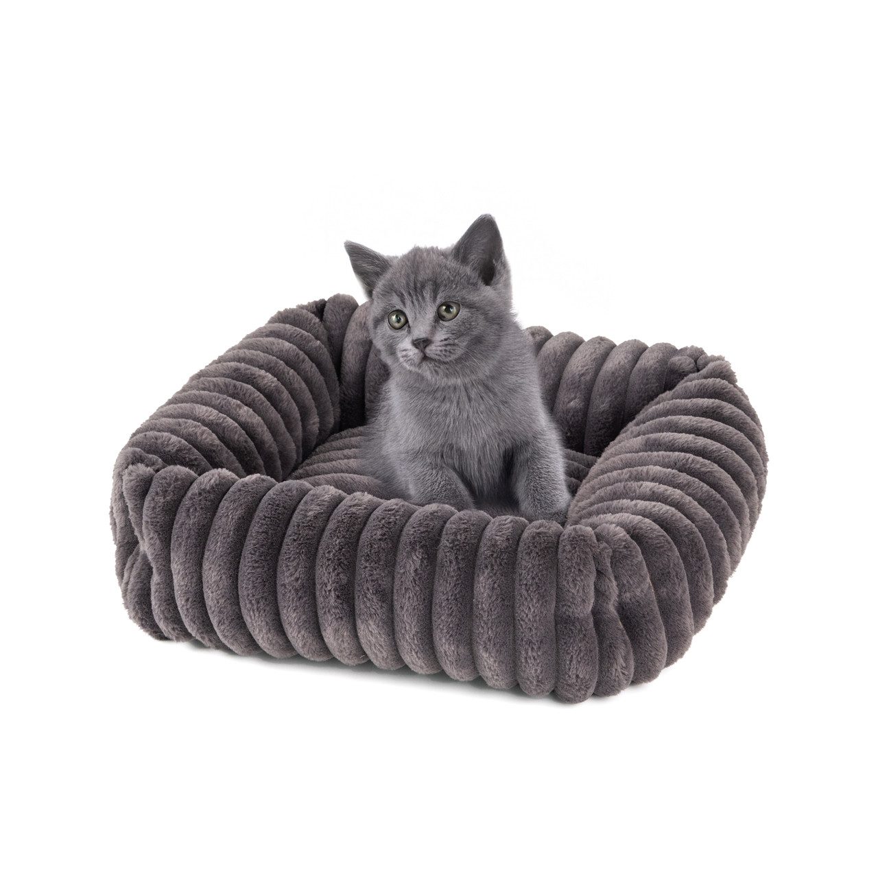 Wallace & Jones Tierbett Katzenbett Mary, edle Cordstoff-Optik, gepolsterte günstig online kaufen