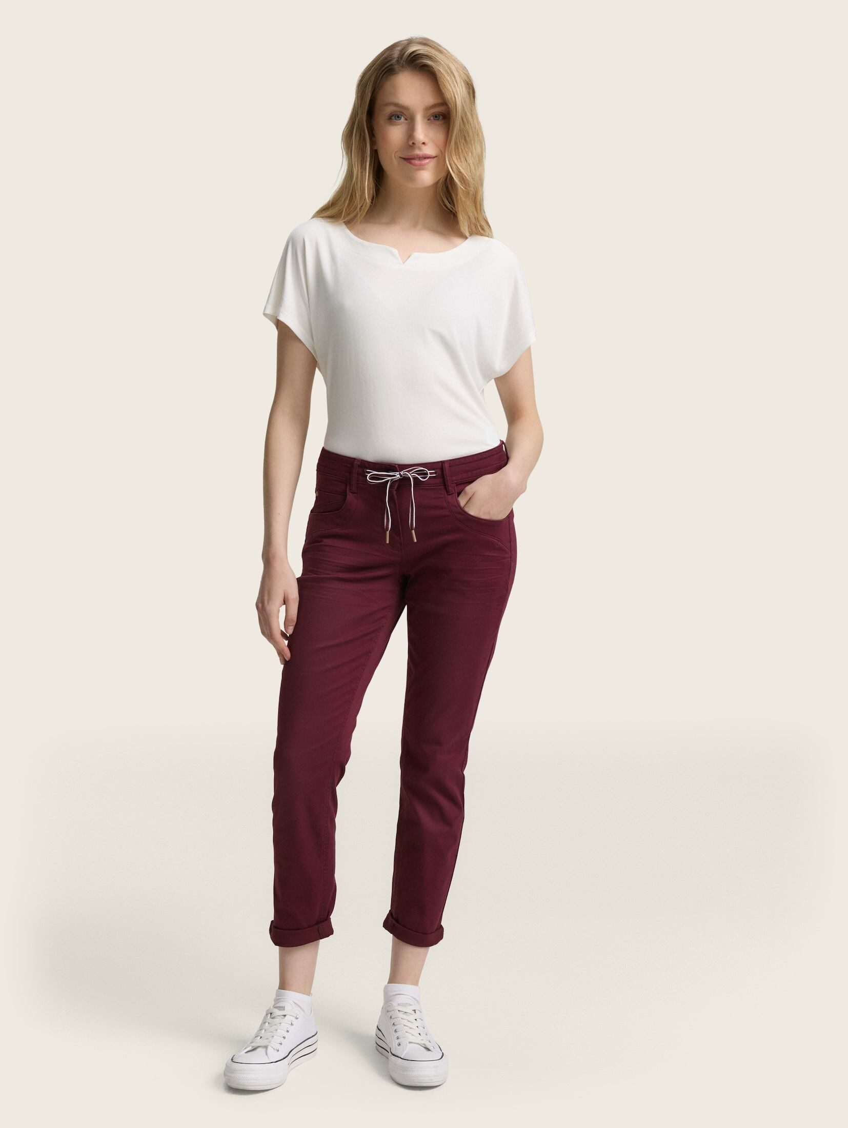 TOM TAILOR 7/8-Hose Hosen & Chino Tapered Relaxed Hose günstig online kaufen