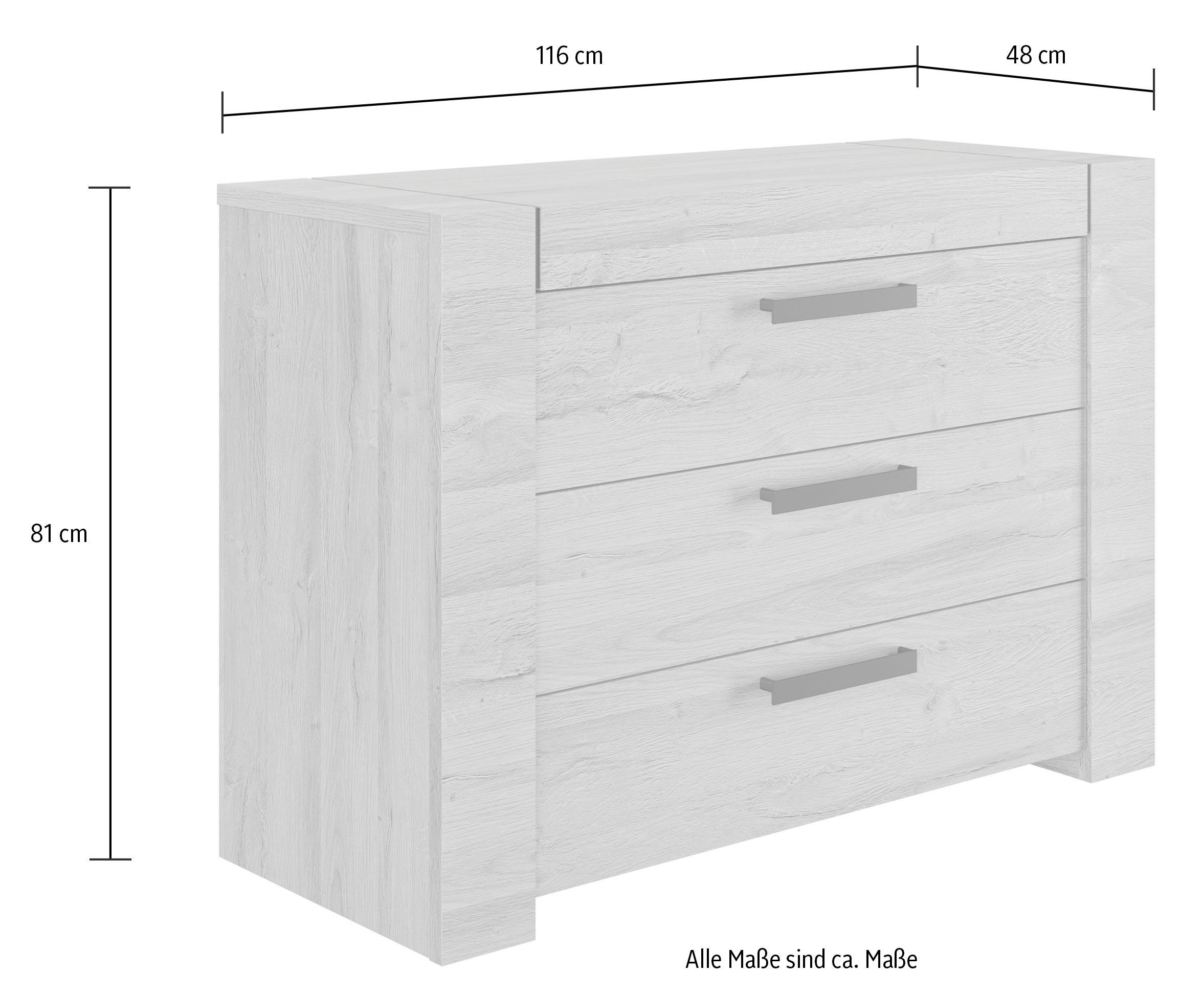 Gami Hochkommode Sofia, Kommode, universeller Stil, passt sich an alle Modernen Innenräume an