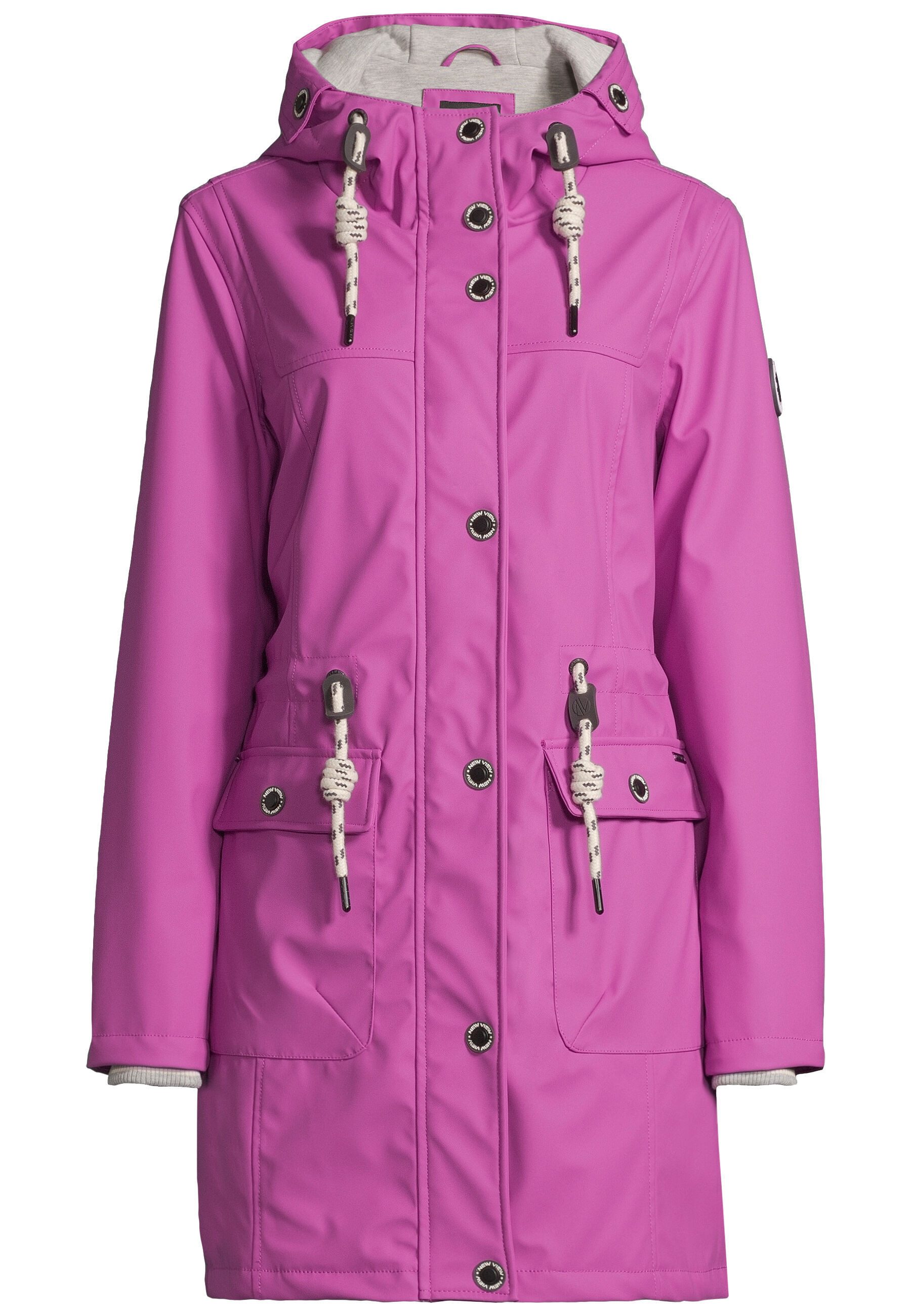 New View Regenjacke Lillie mit weitenregulierbarer Kapuze günstig online kaufen