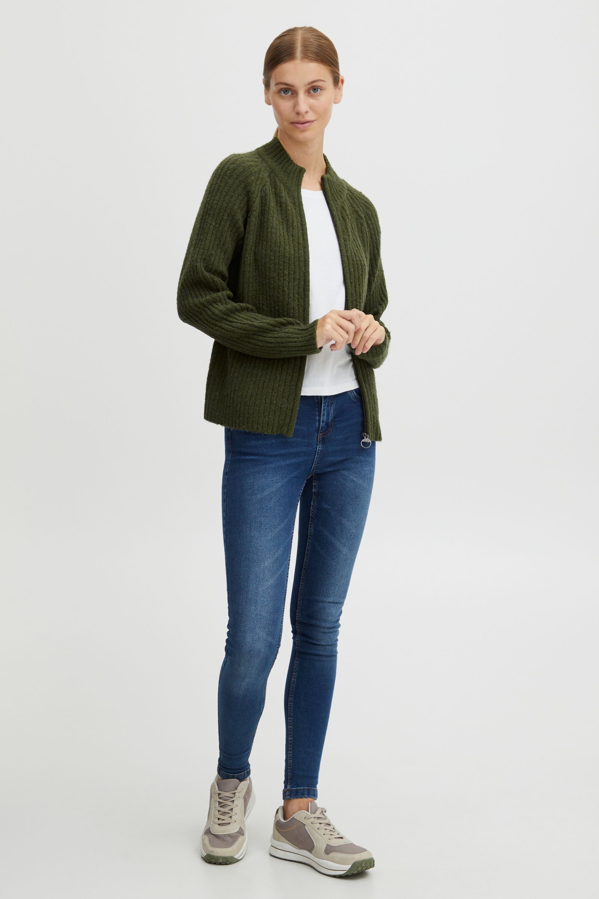 OXMO Strickjacke OXSal 21800095-ME Modischer Pullover günstig online kaufen