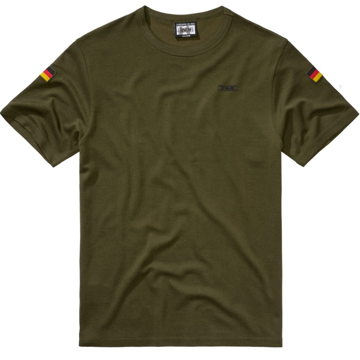 BWuM T-Shirt BWuM Bundeswehr Tropenshirt Leicht mit Flaggen Atmungsaktiv