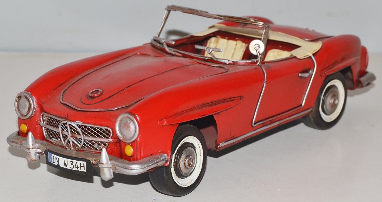 Modellauto Blechauto Modellauto Oldtimer Mercedes-Benz 190 SL Cabrio L 30 cm