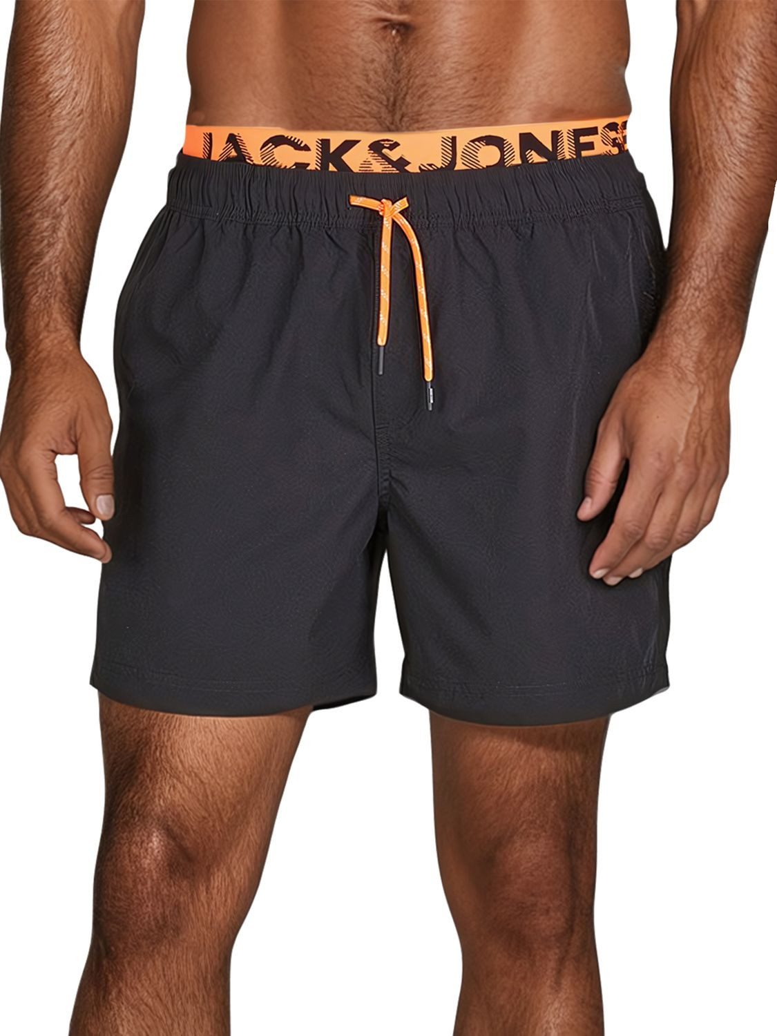 Jack & Jones Badeshorts Herren Badehose MAUI JJSWIM Regular Fit (1-St) Sportshorts mit Kordelzug