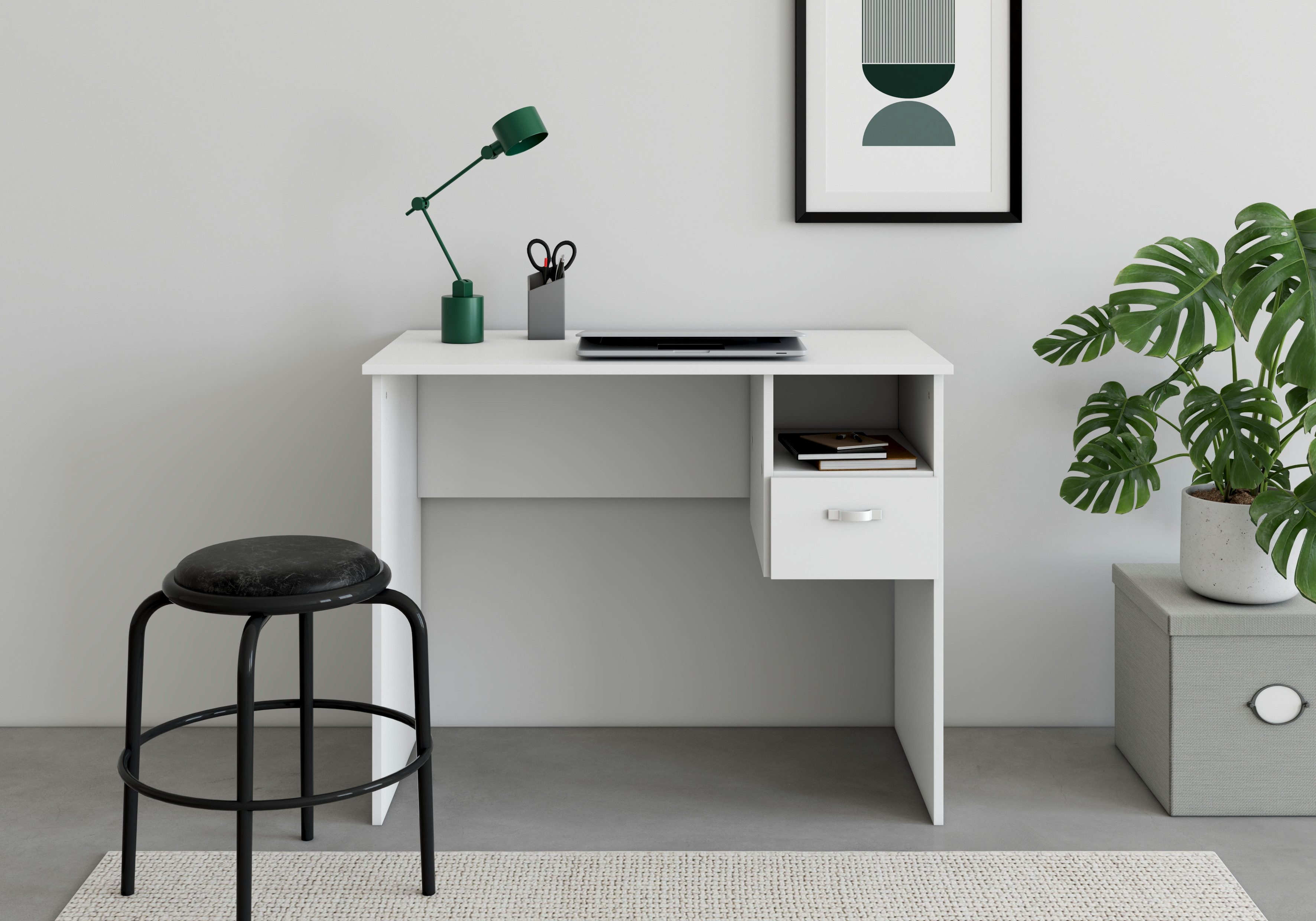 VOGL Möbelfabrik Schreibtisch Flo, Schülerschreibtisch auch mit Tastaturaus günstig online kaufen