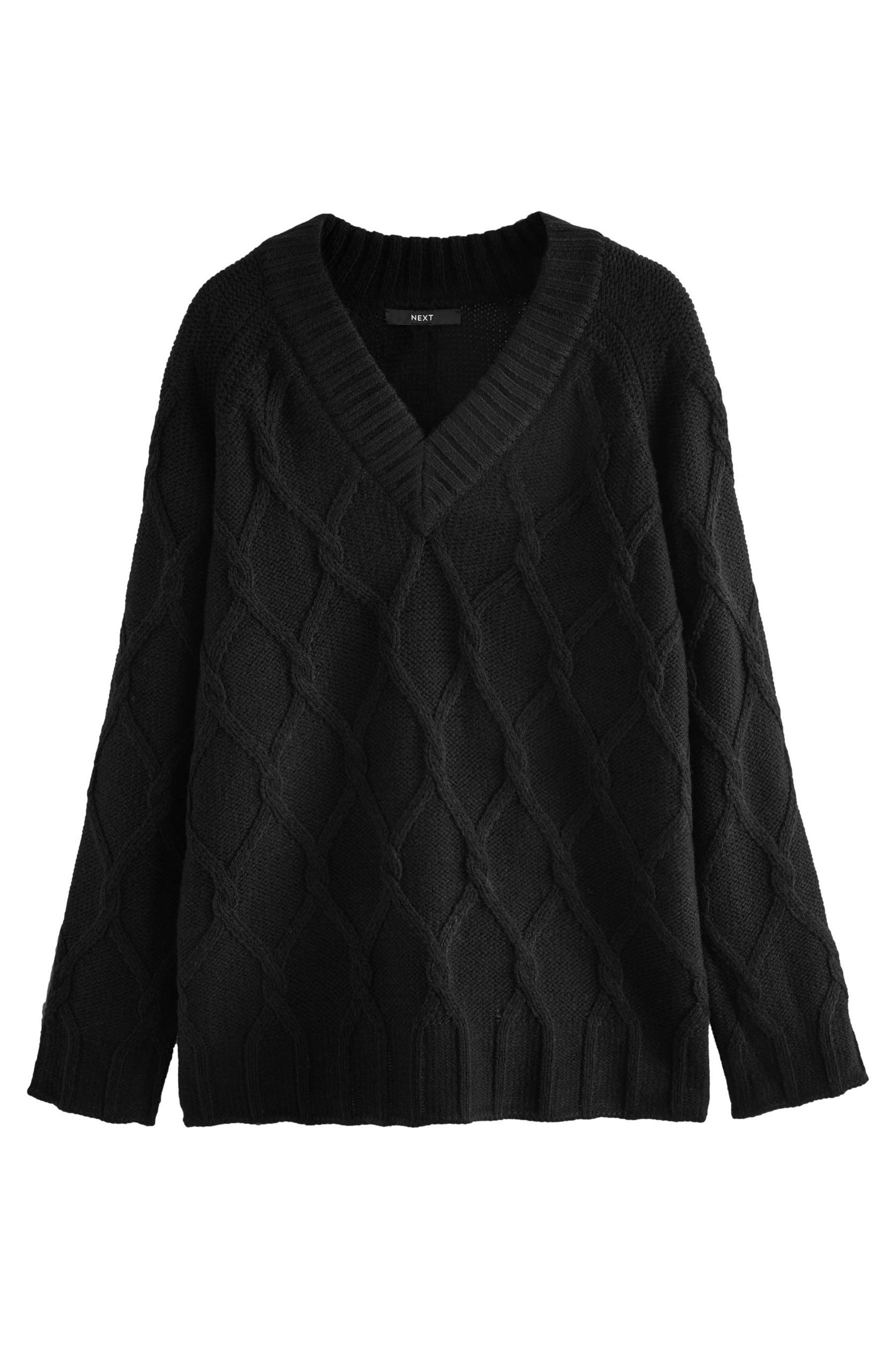 Next V-Ausschnitt-Pullover Tunikapullover mit V-Ausschnitt und günstig online kaufen